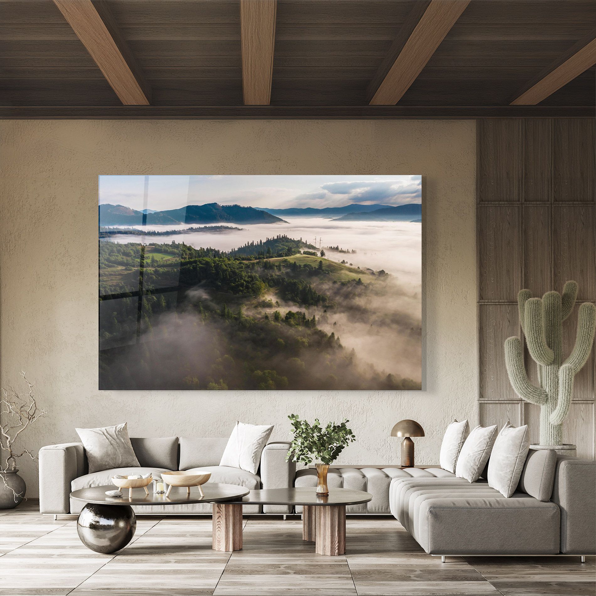 Foggy Forest View mockup 8