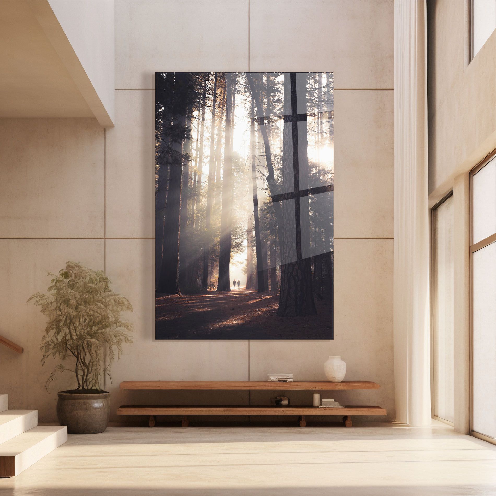 Foggy Couple Forest mockup 8