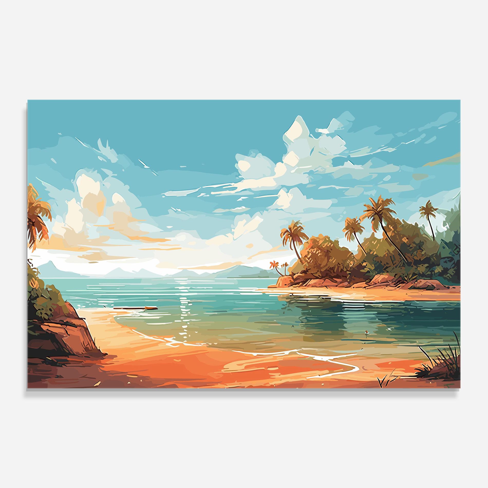 Blue Sky Beach mockup 0