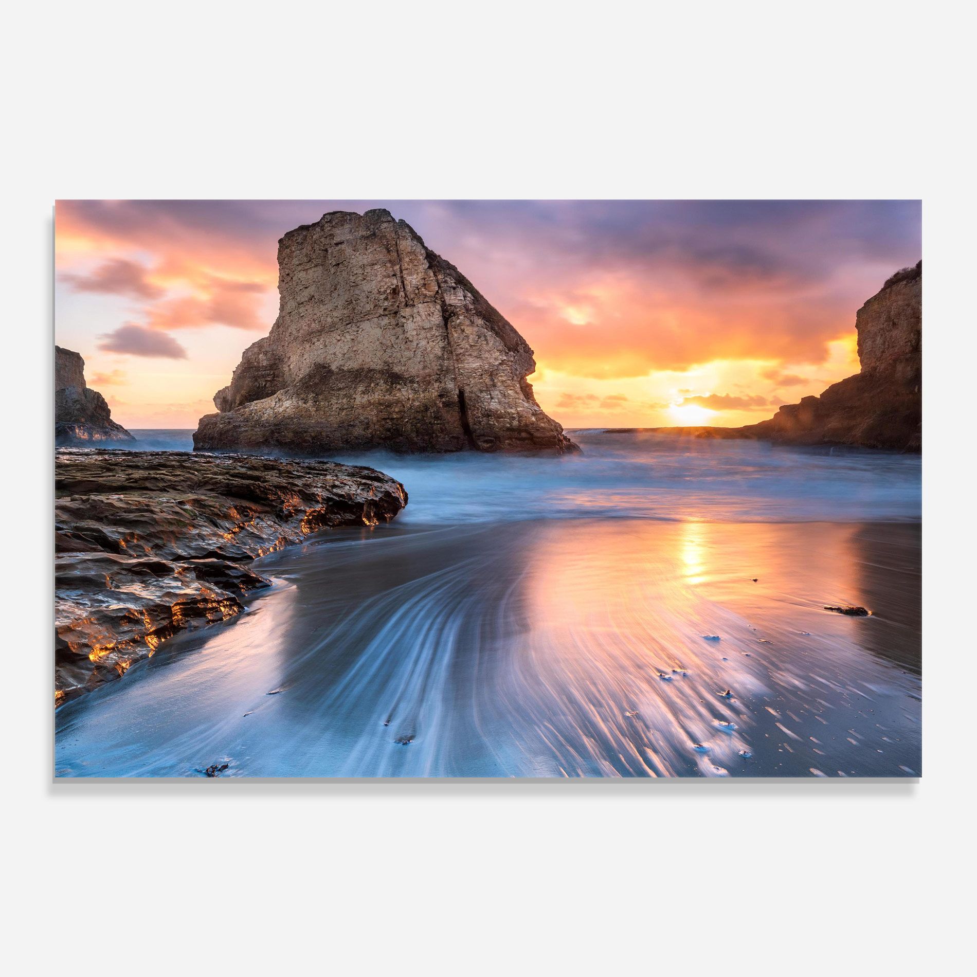 Blue Sunset Beach mockup 0