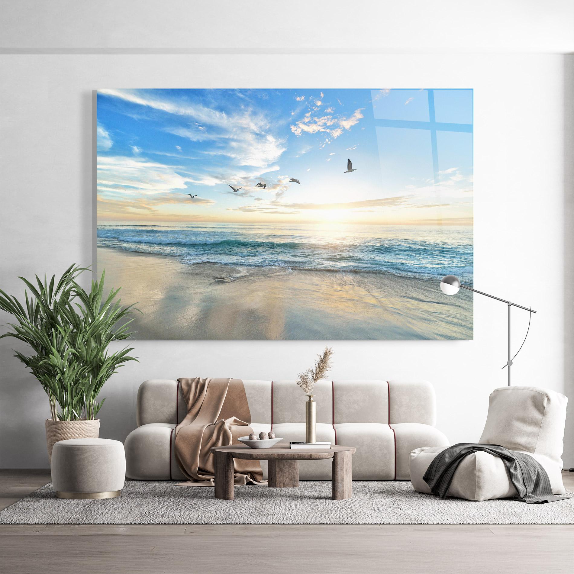 Üvegkép Beautiful Beach mockup 9