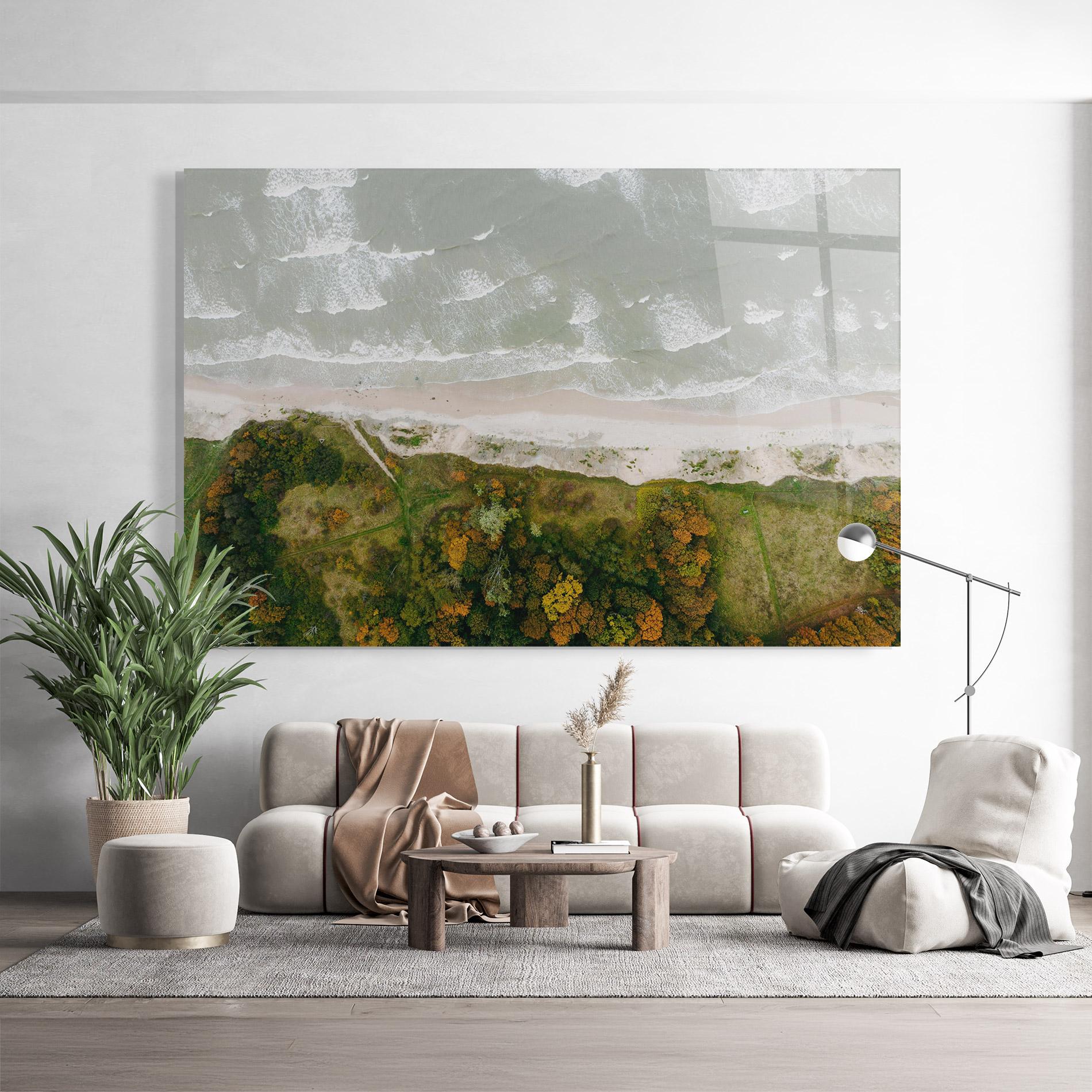 Üvegkép Forest Waves mockup 9