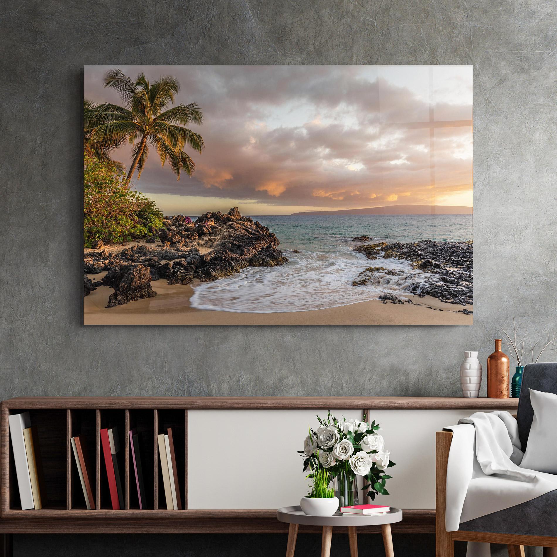 Üvegkép Beautiful Beach Landscape mockup 2