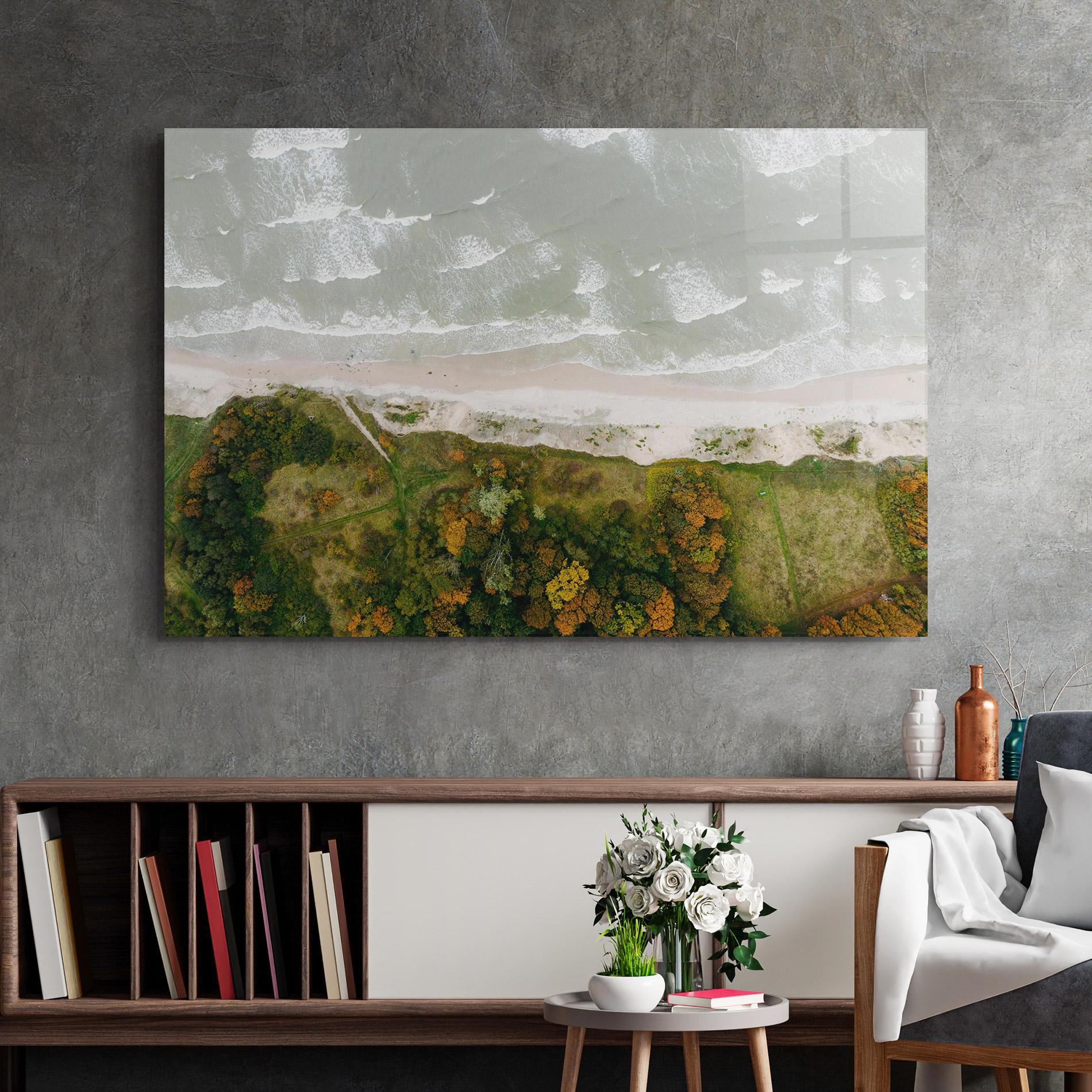 Üvegkép Forest Waves mockup 2