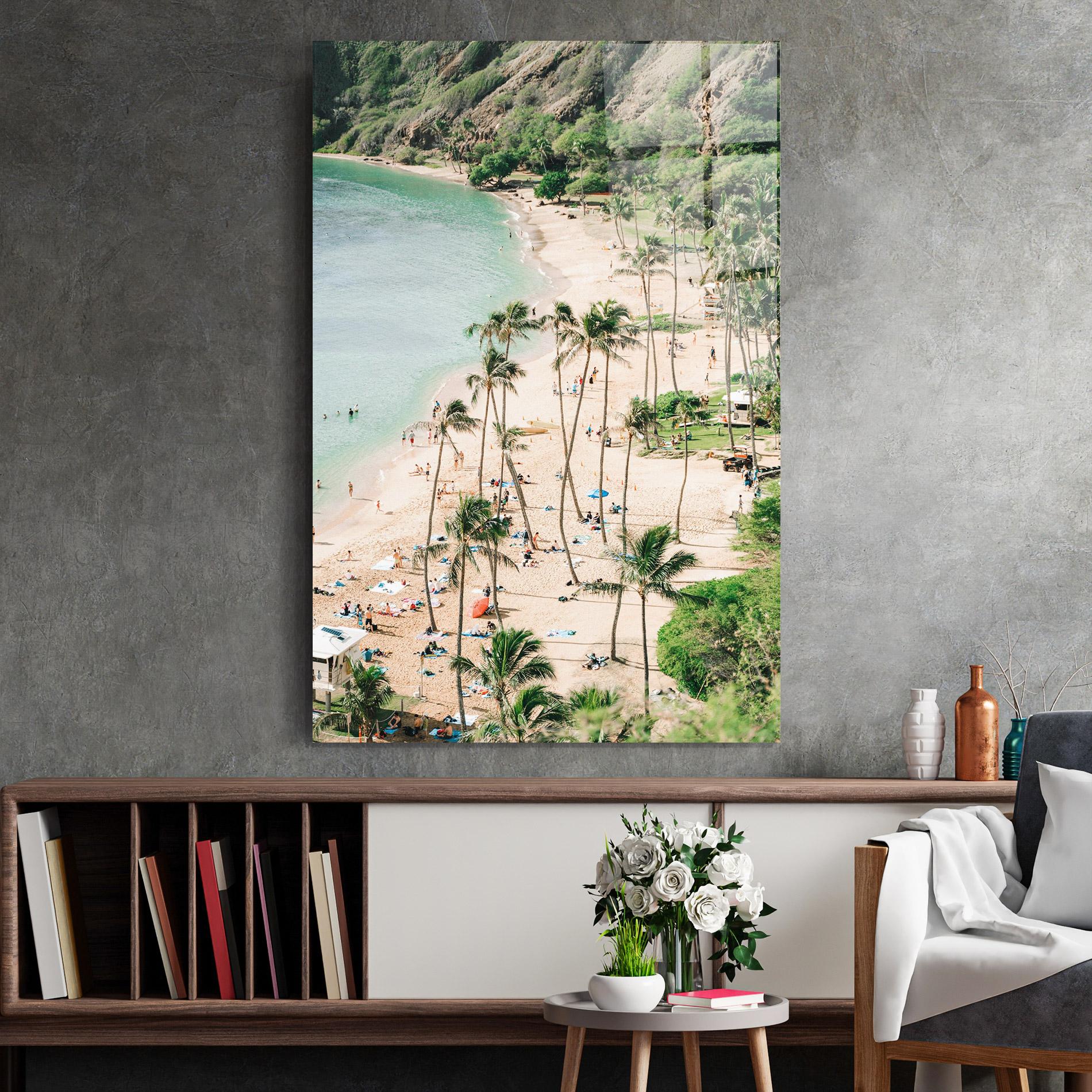 Üvegkép Beach Day mockup 2