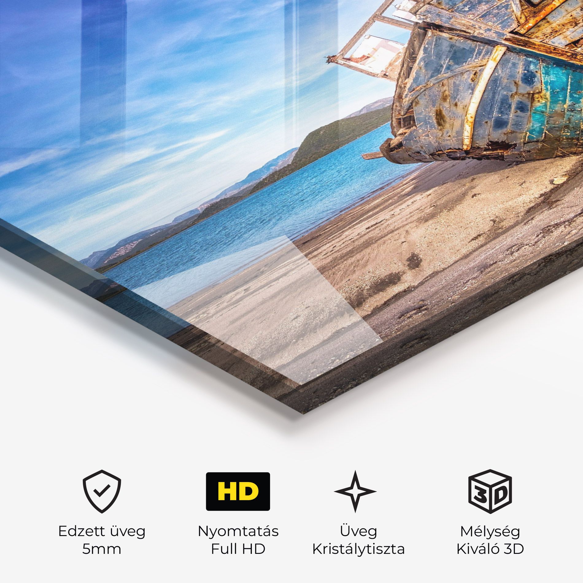 Boat Blue Sky mockup 3