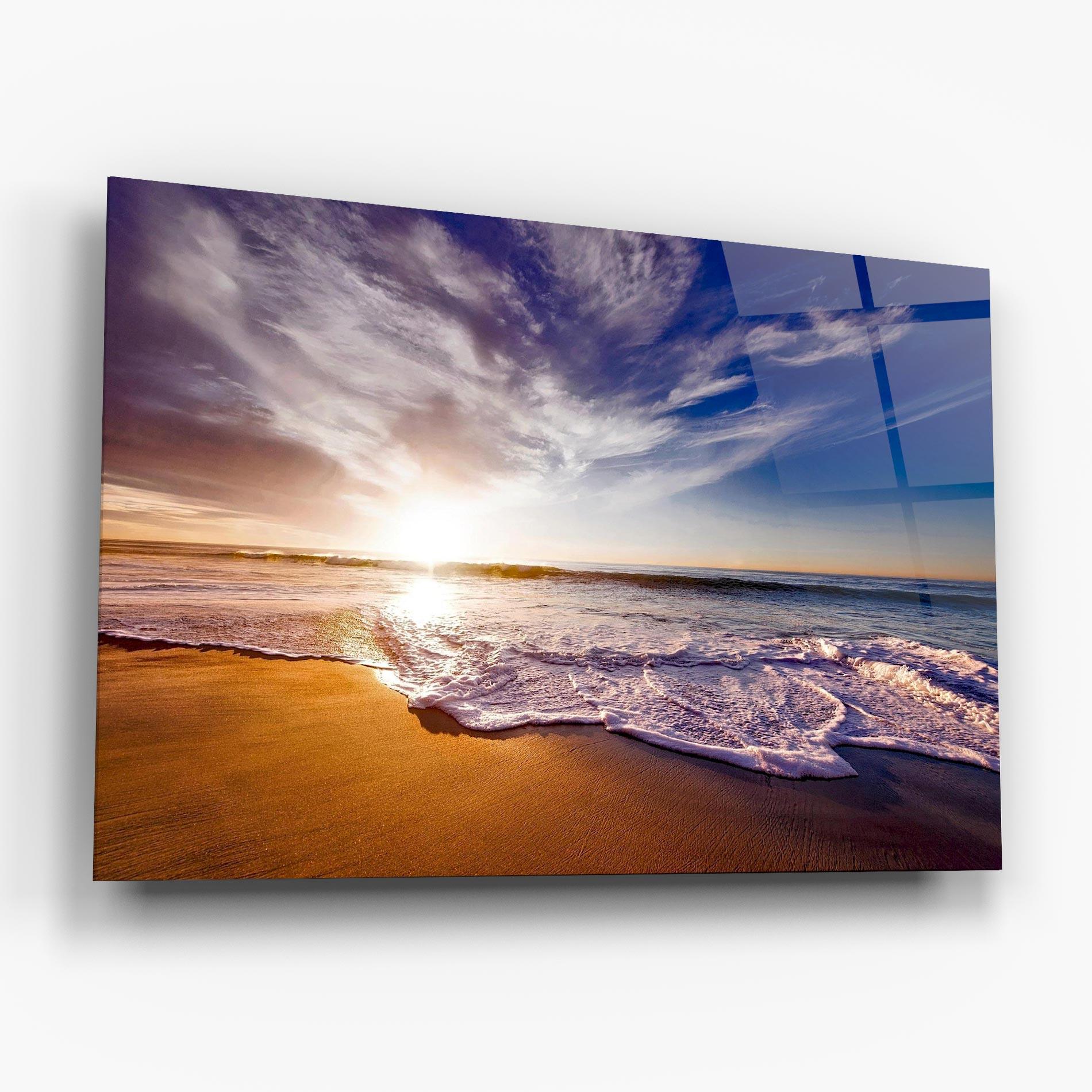 Üvegkép Beach Sunrise mockup 6