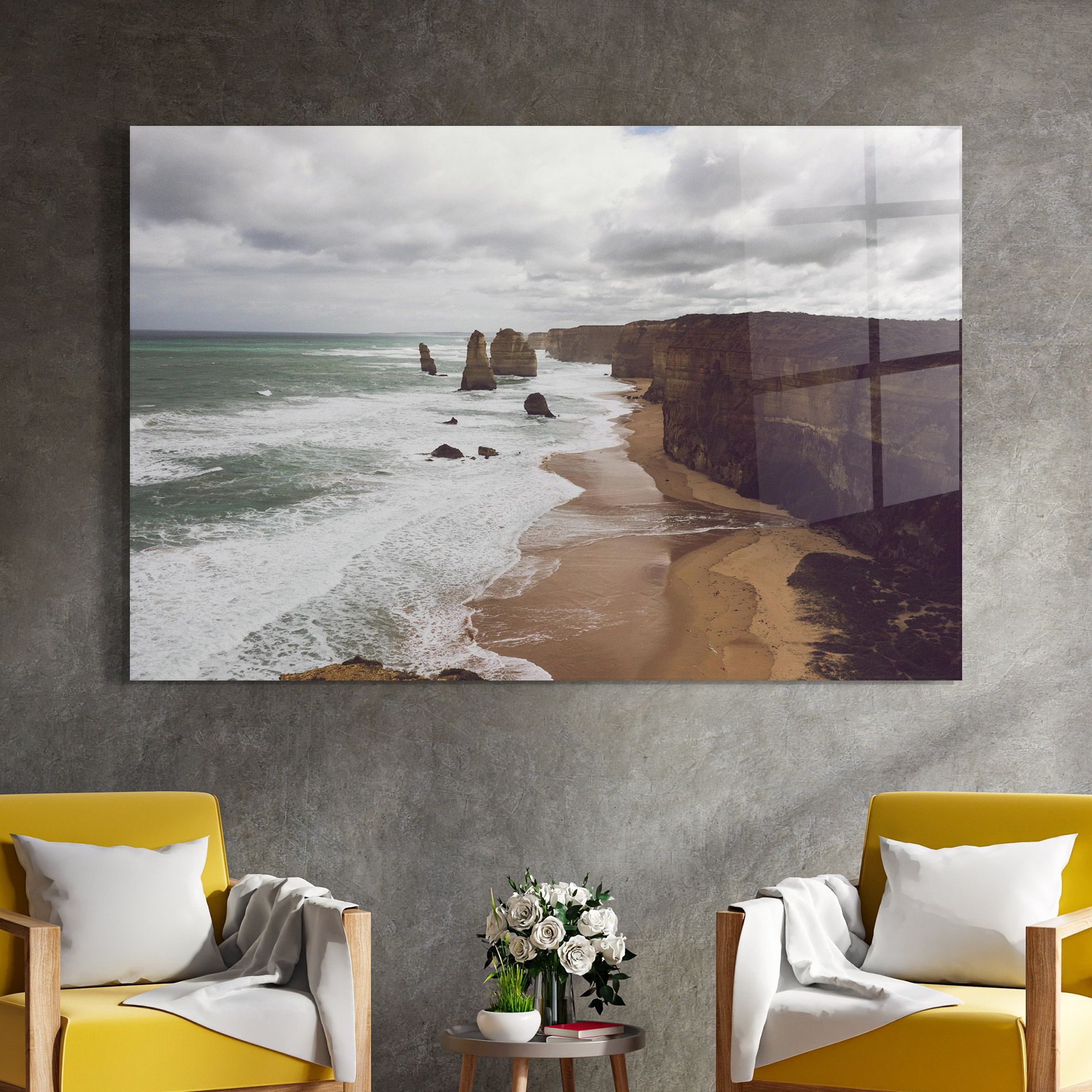 Grey Clouds Beach mockup 4