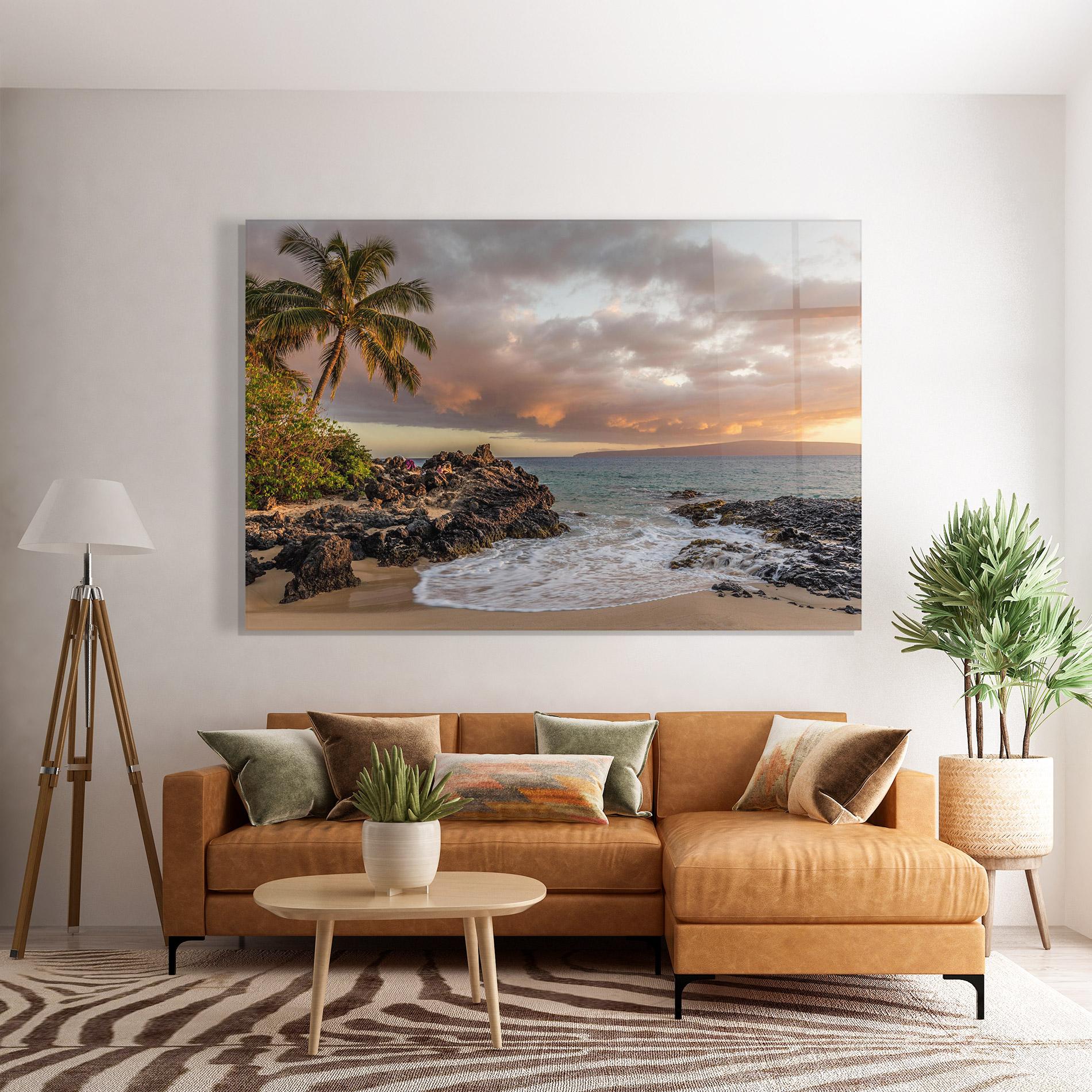 Üvegkép Beautiful Beach Landscape mockup 7