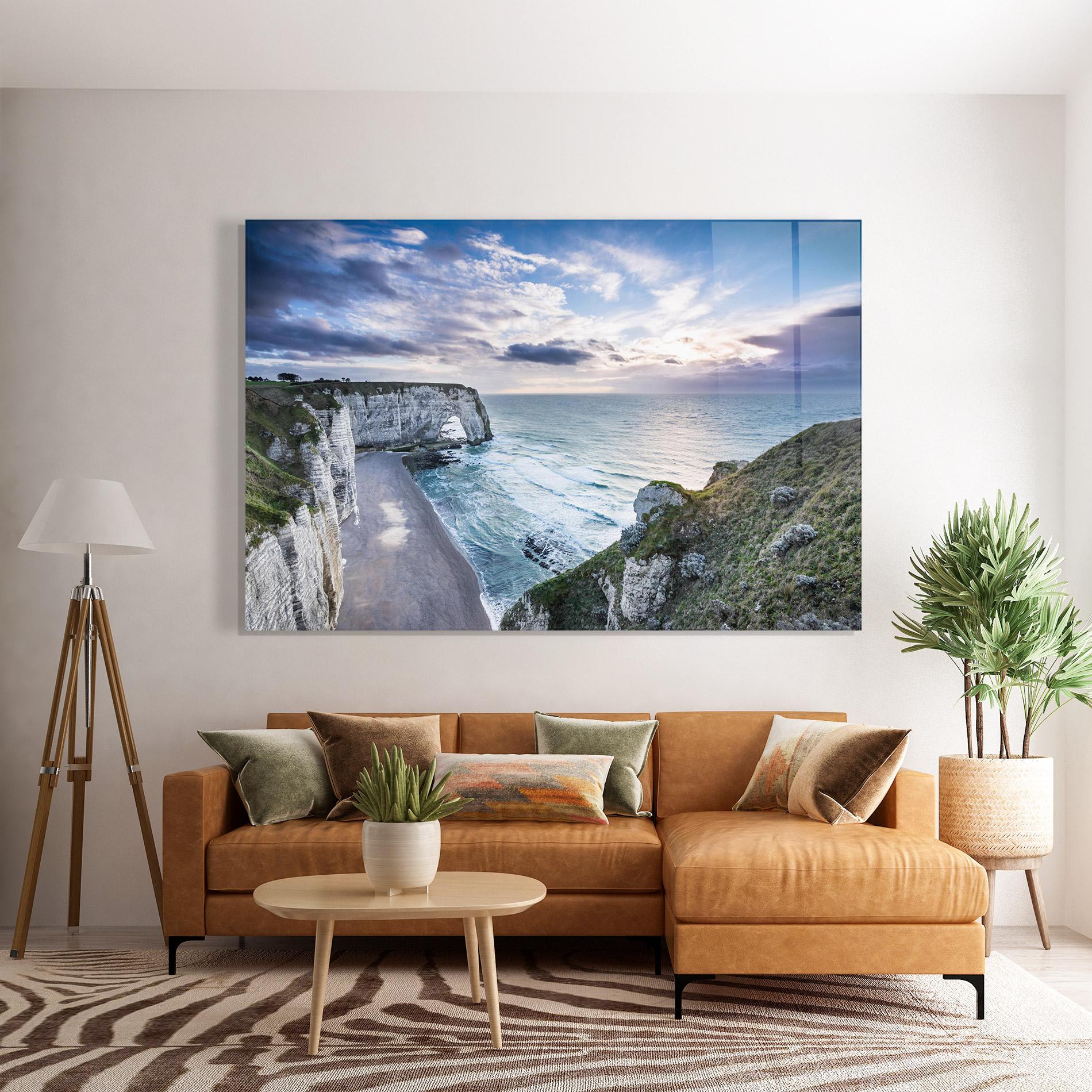 Üvegkép Etretat View mockup 7