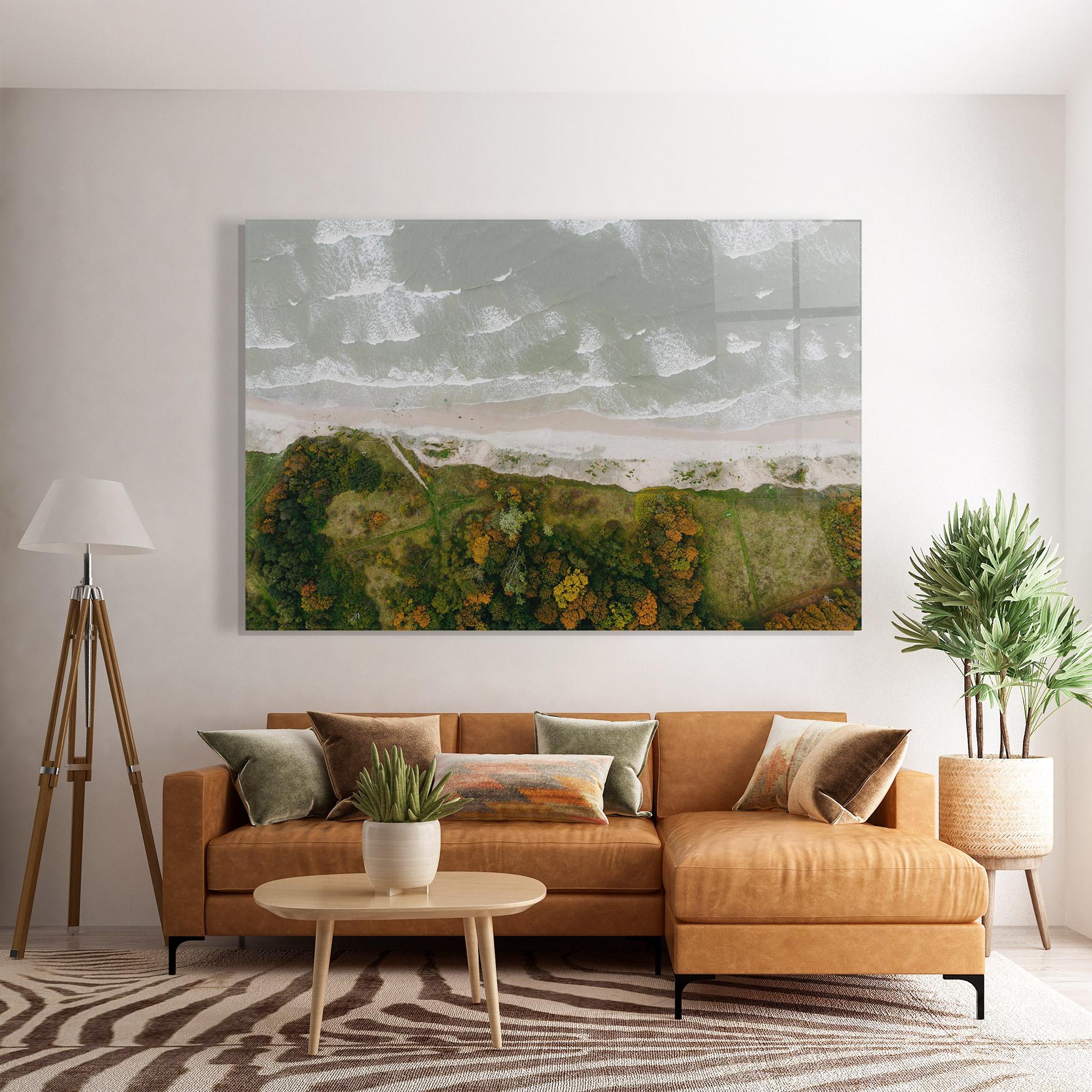 Üvegkép Forest Waves mockup 7