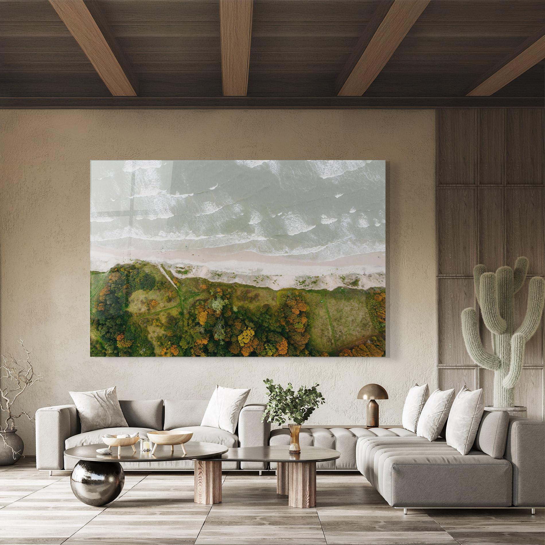 Üvegkép Forest Waves mockup 8