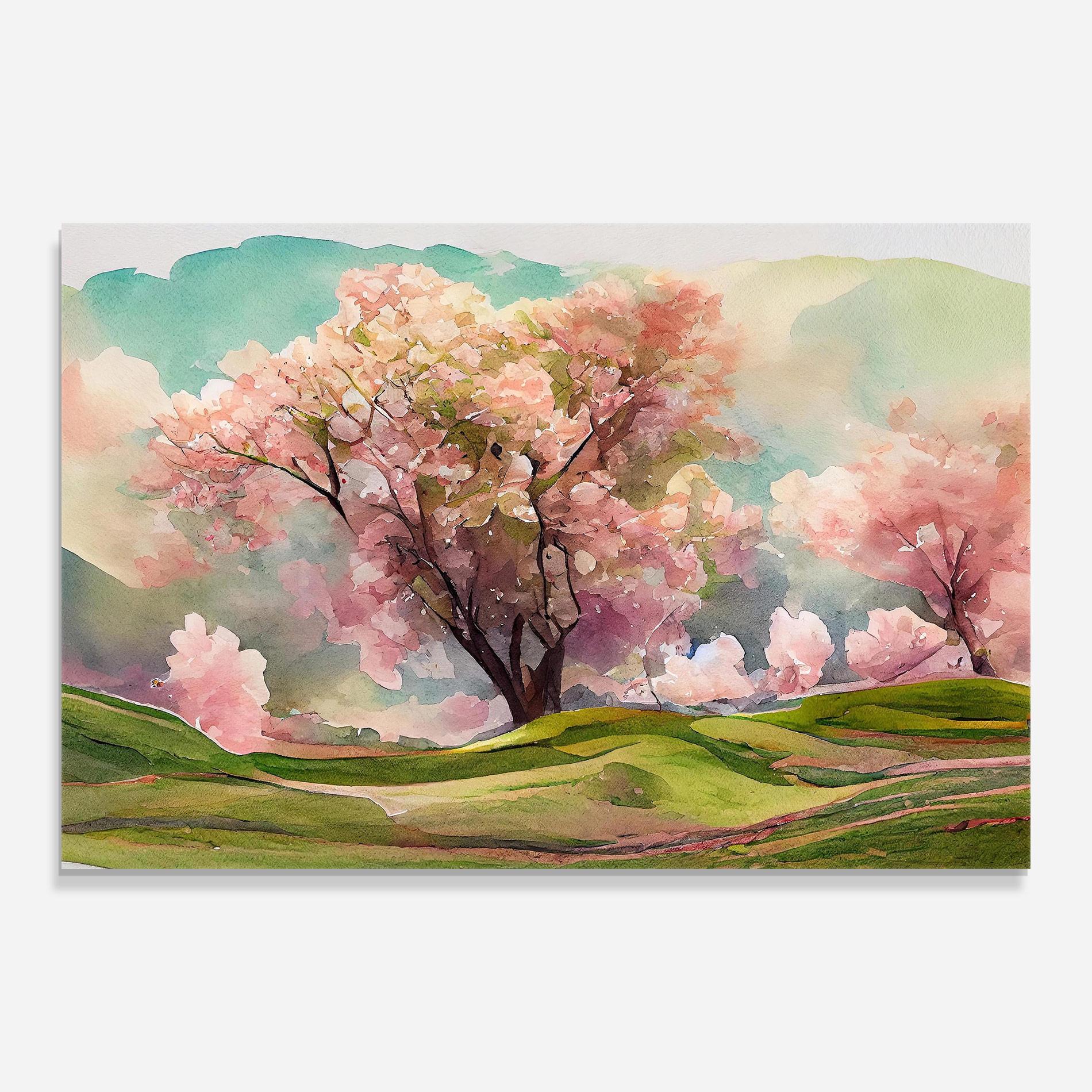 Üvegkép Big Spring Trees mockup 0