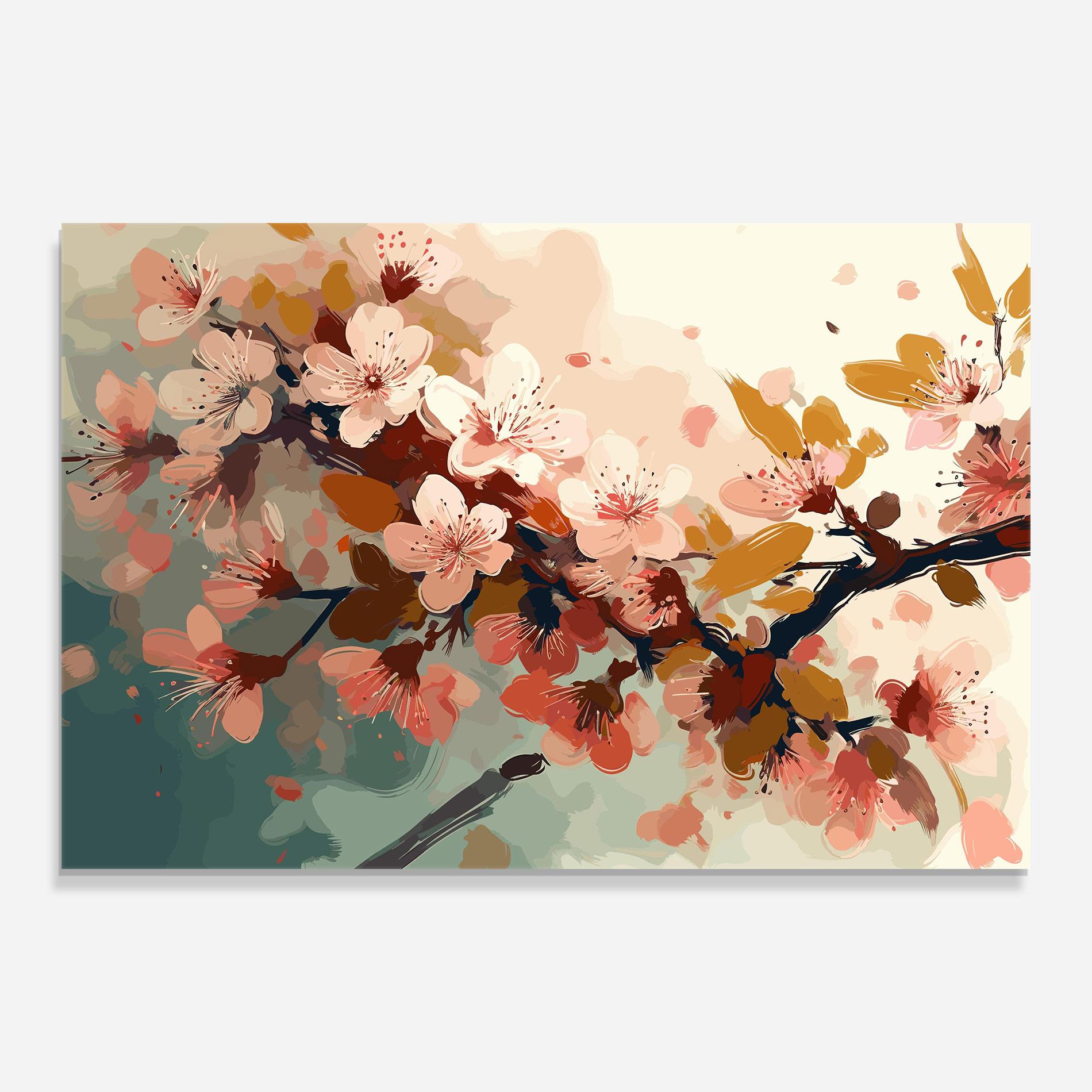 Üvegkép Cute Spring Flower mockup 0