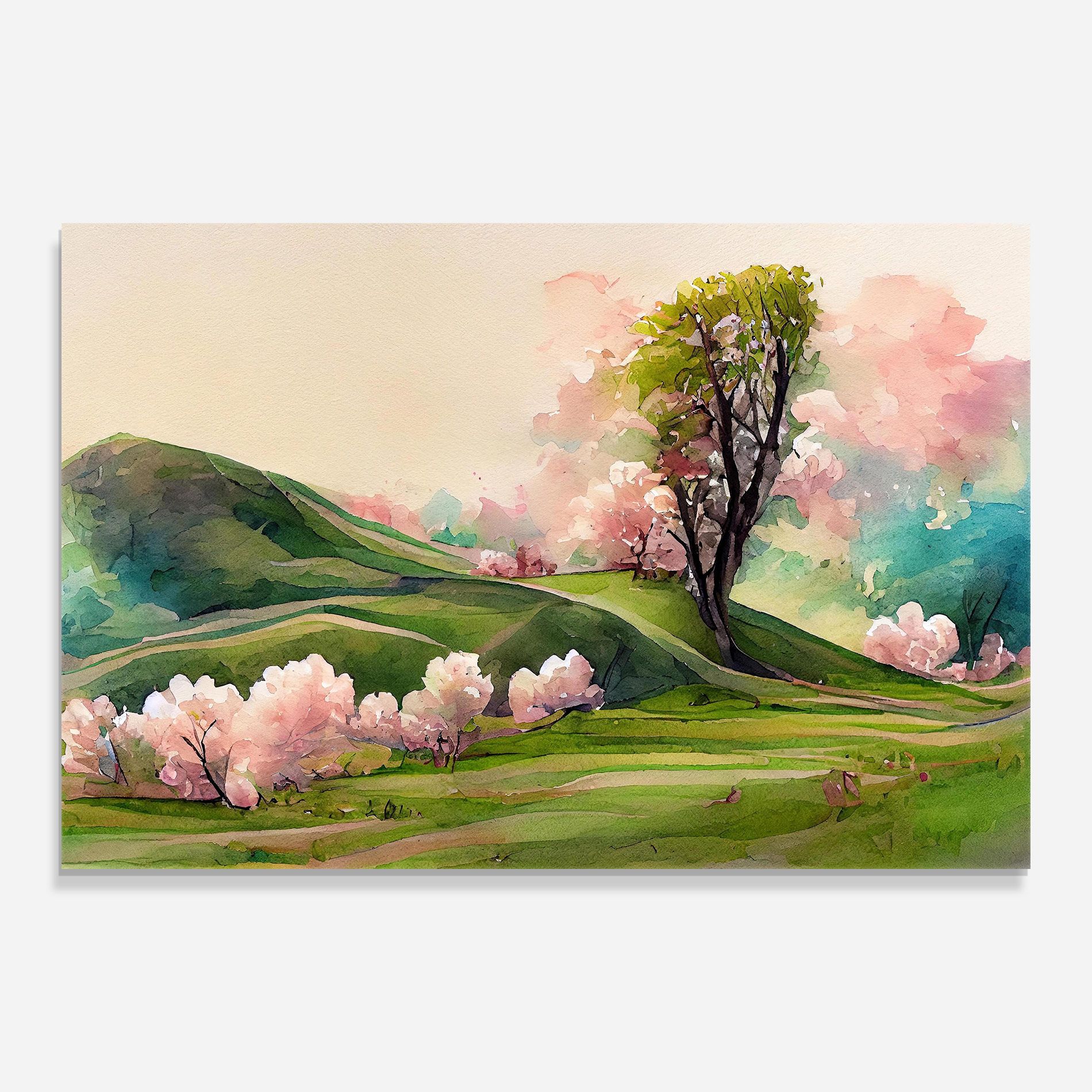 Pink Spring Trees mockup 0