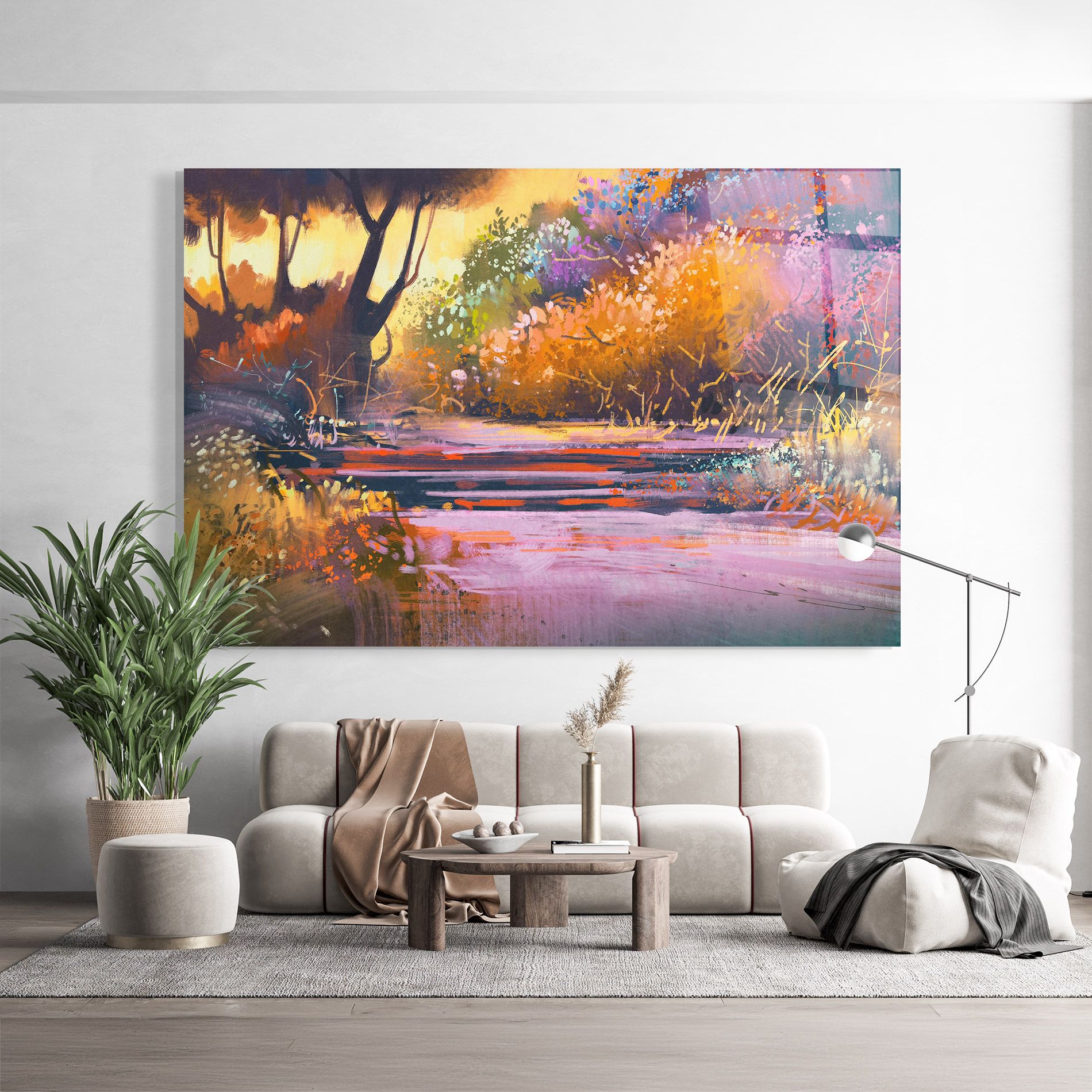 Landscape Colorful Trees mockup 9