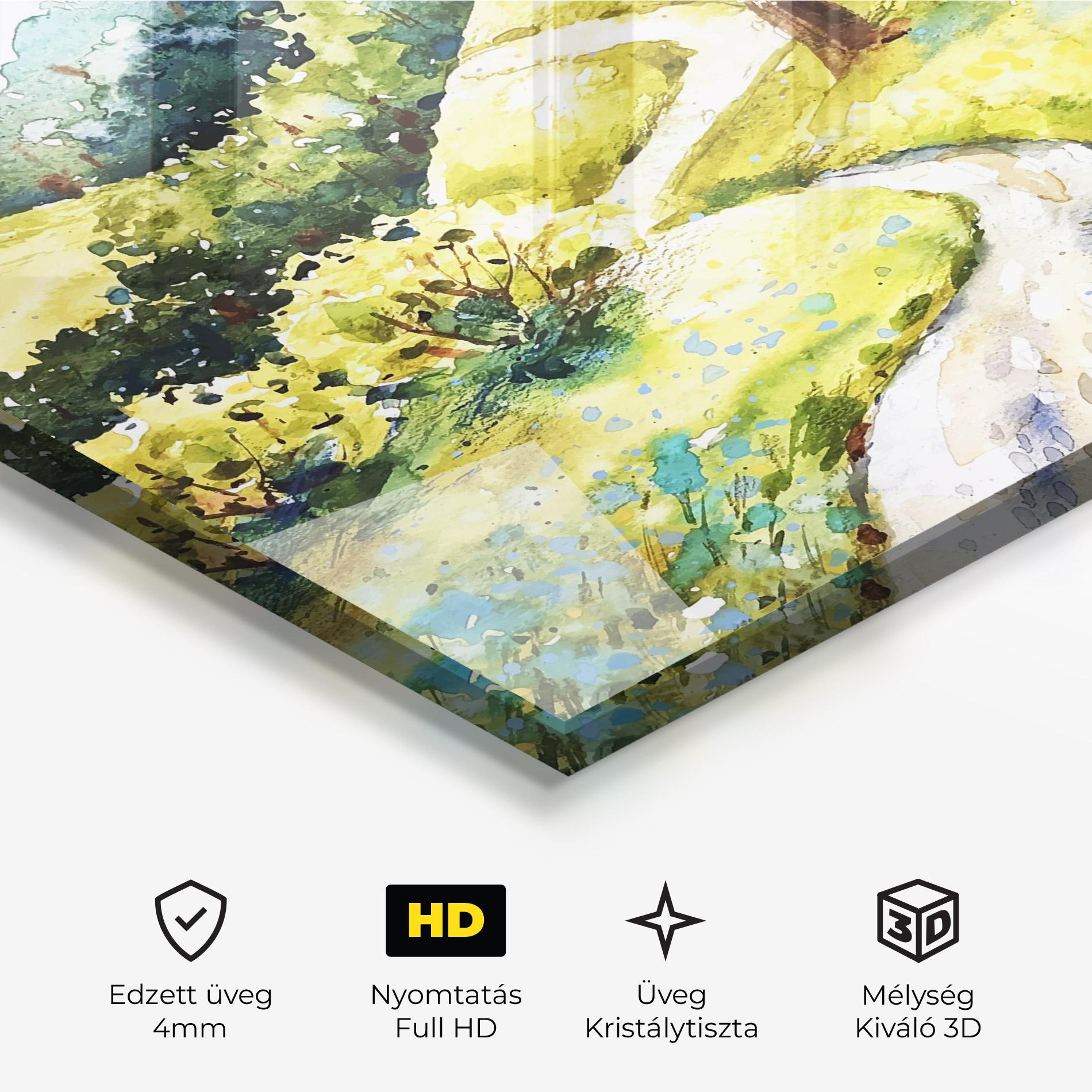 Üvegkép Fresh Spring View mockup 3