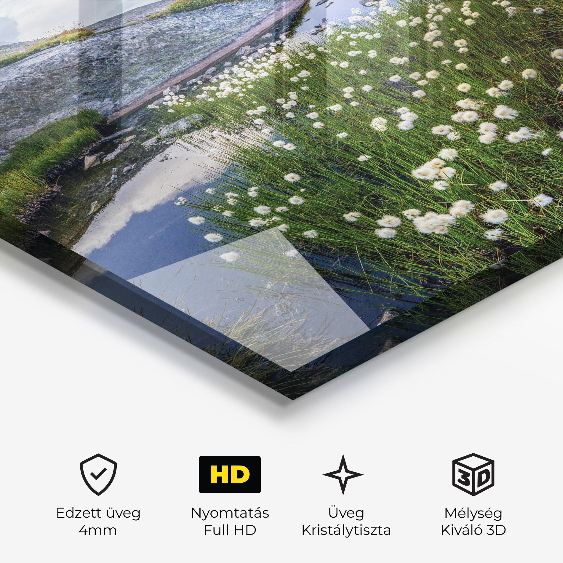 Üvegkép Lake Spring View mockup 3