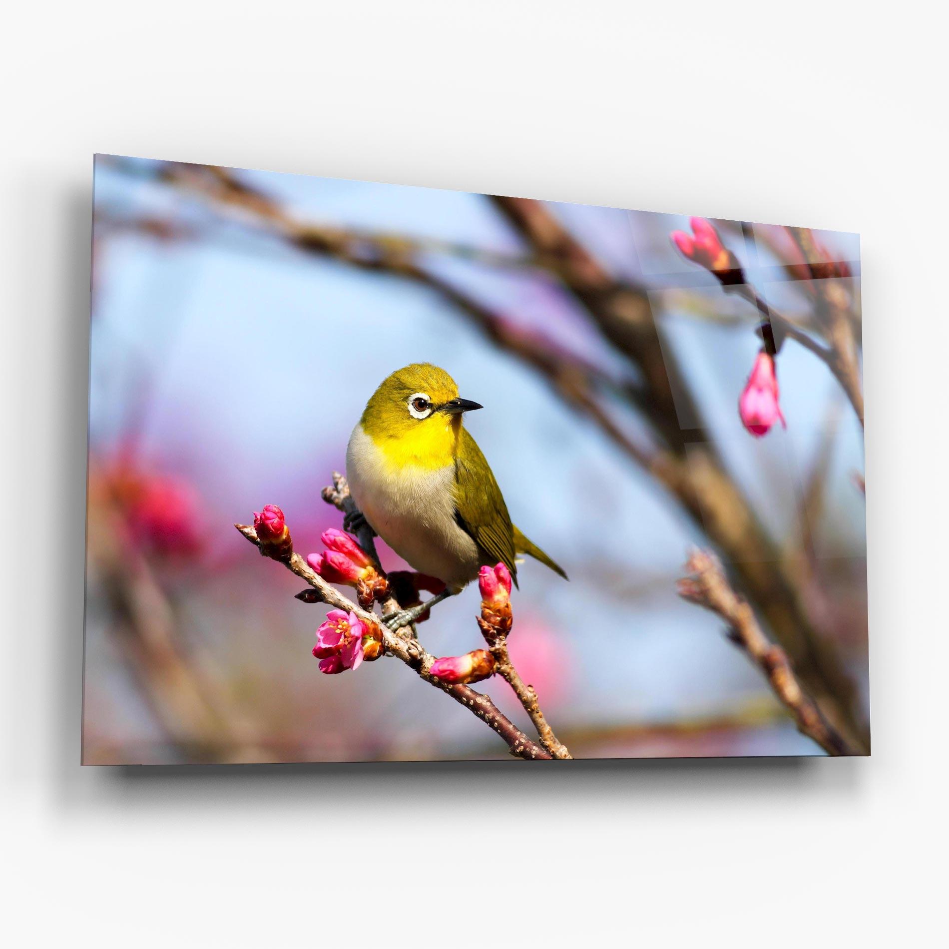 Üvegkép Cute Pink Flower Buds mockup 6