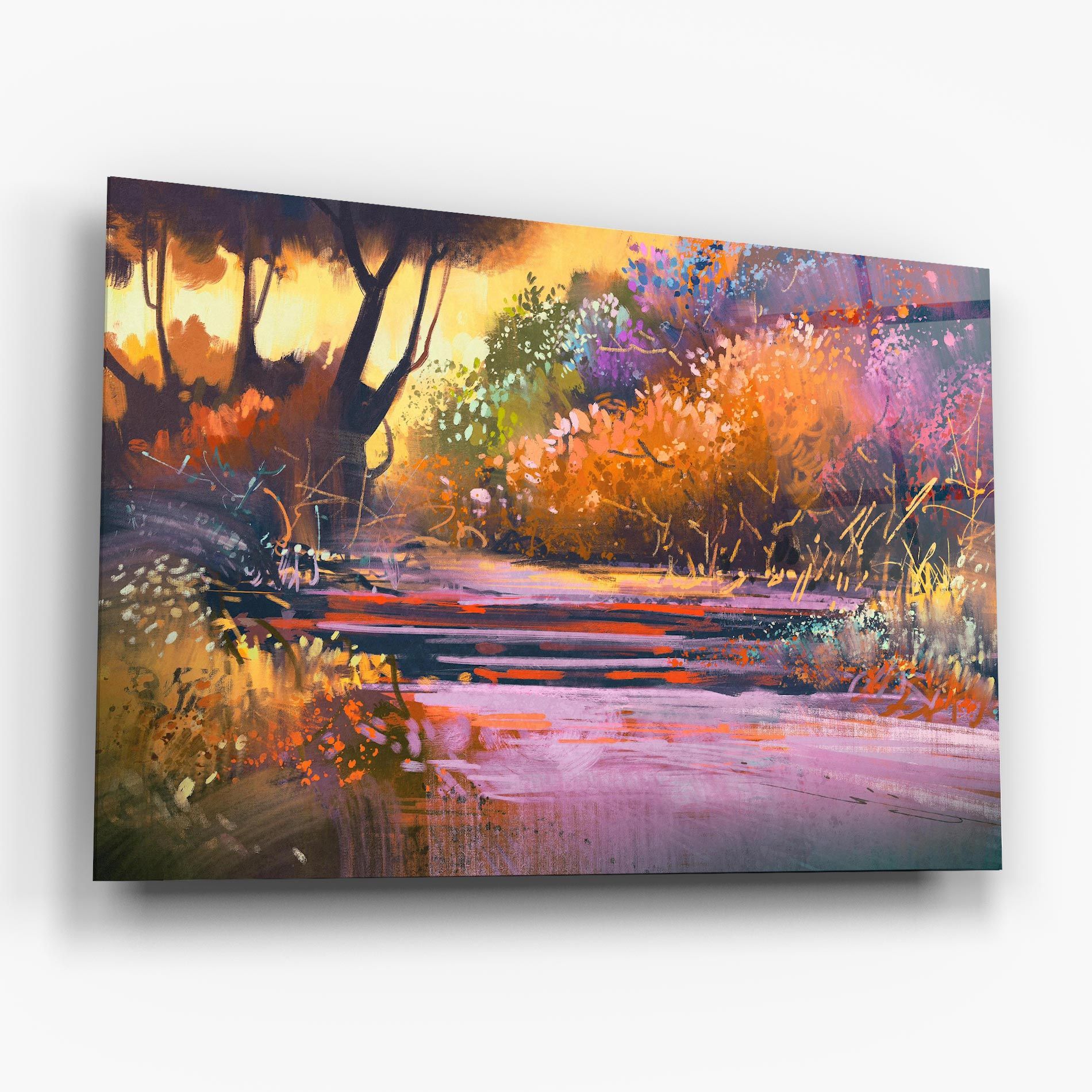 Landscape Colorful Trees mockup 6