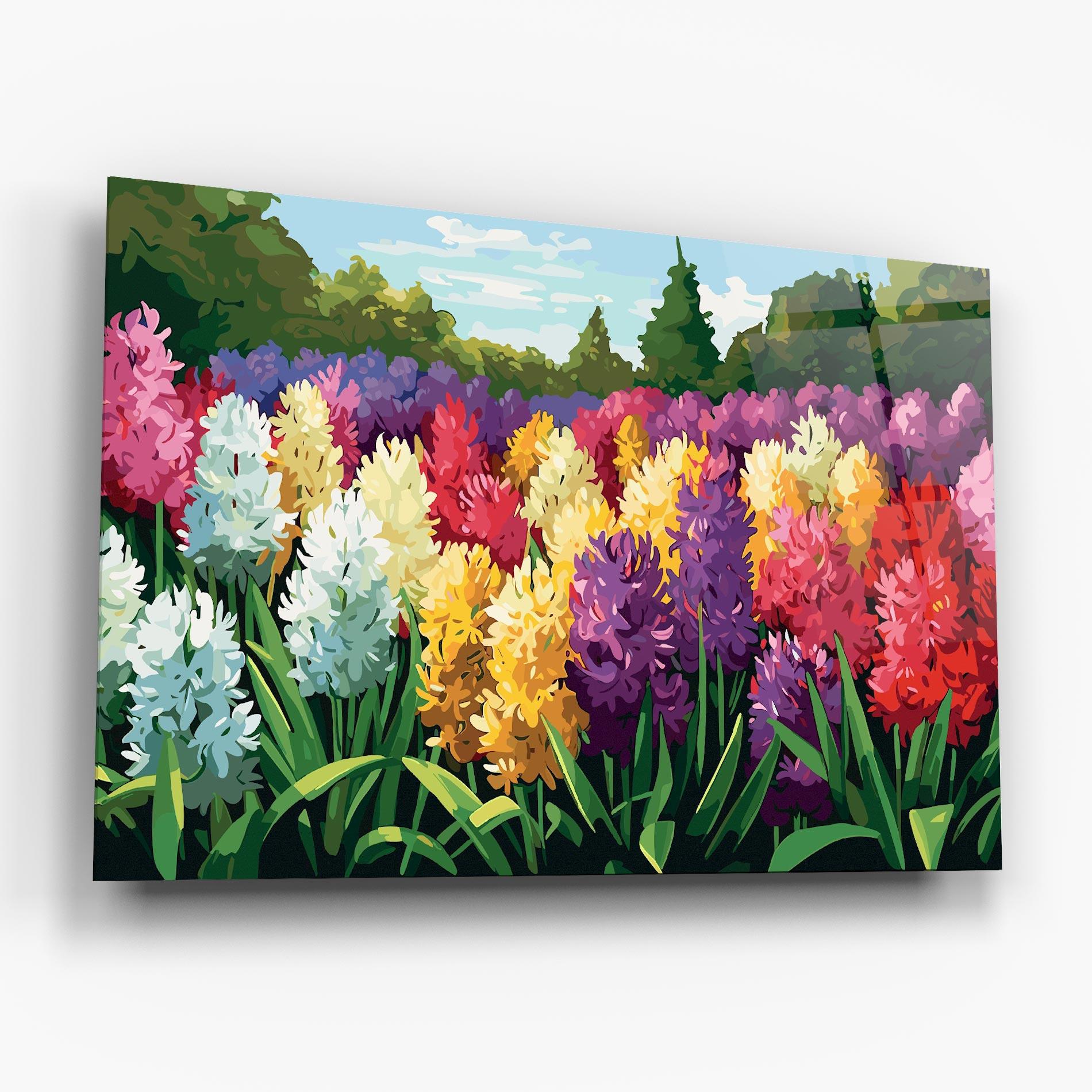 Üvegkép Pretty Colorful Spring mockup 6