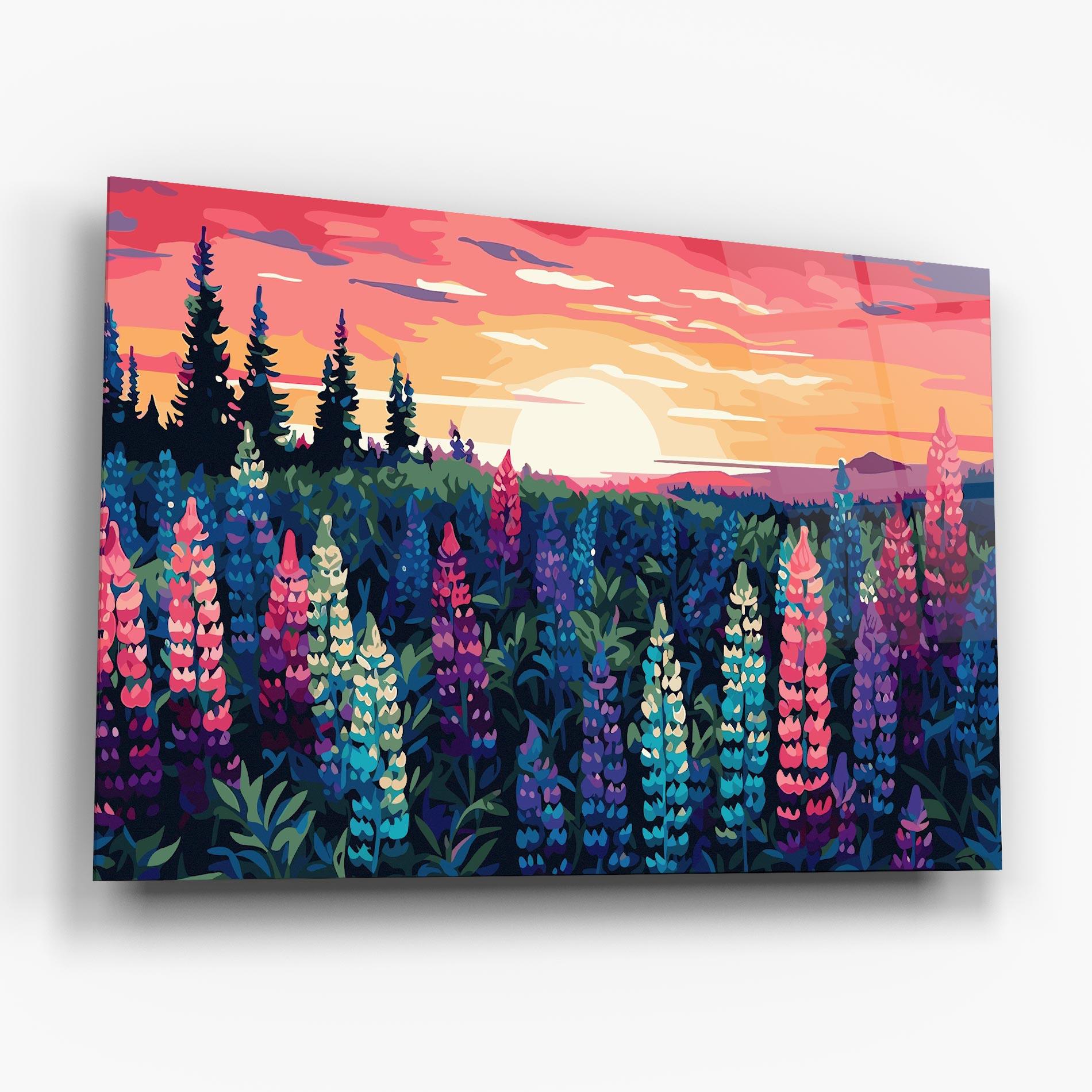 Üvegkép Spring Sunset mockup 6