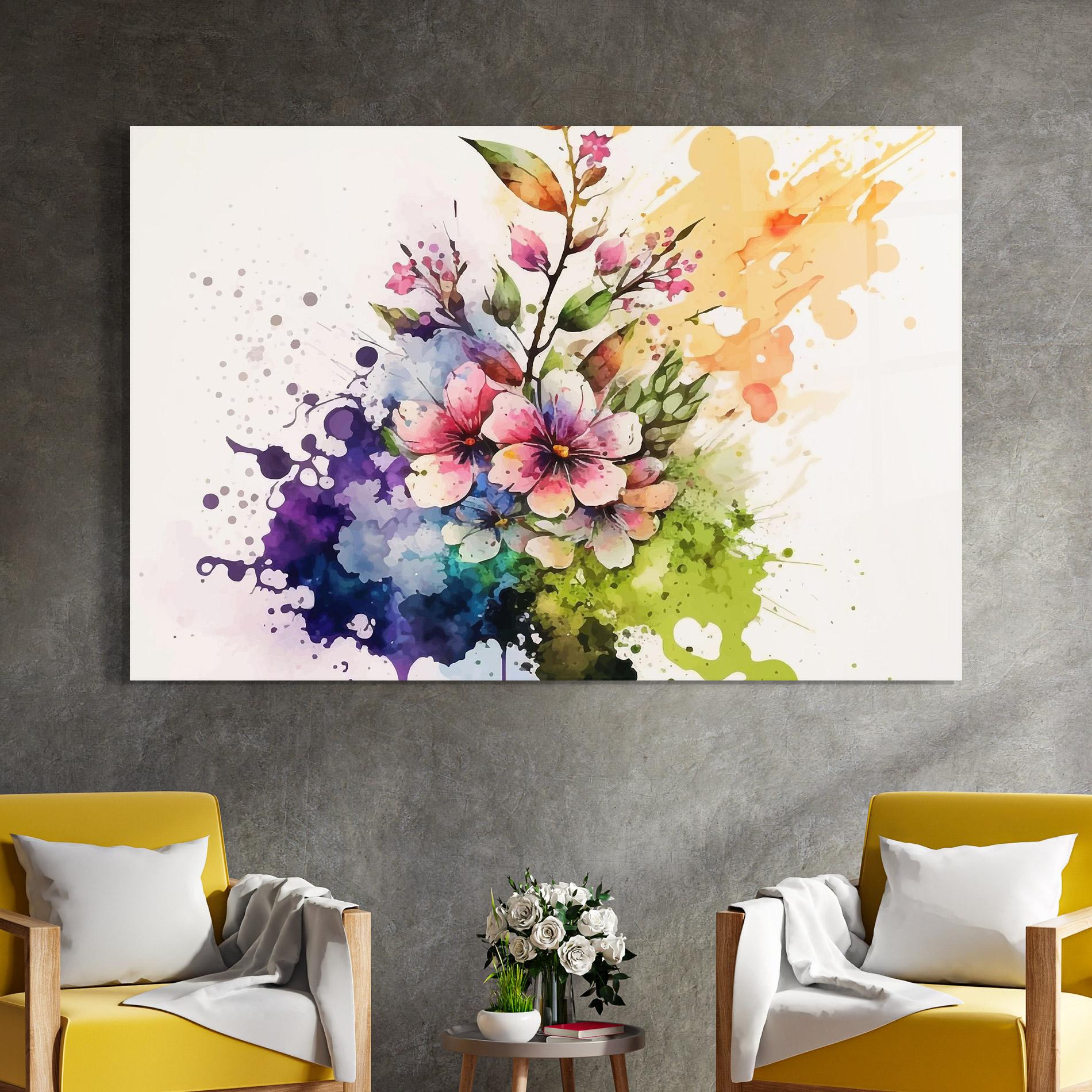 Üvegkép Color Mix Spring mockup 4