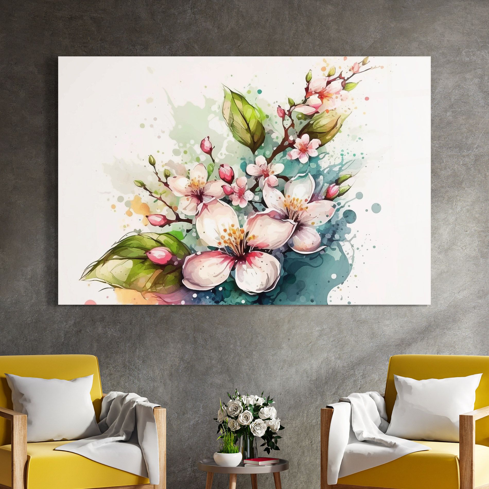 Cream Pink Spring mockup 4