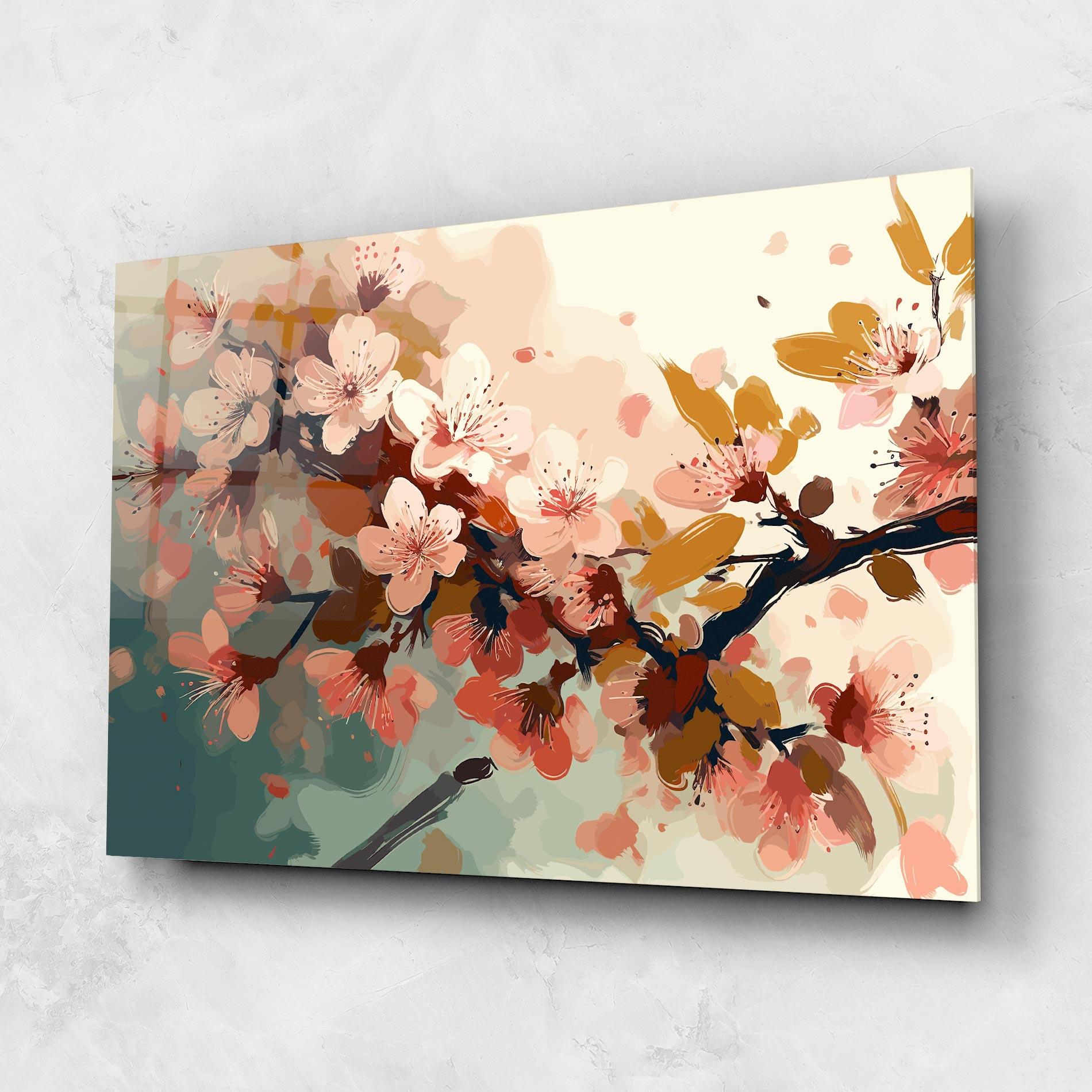 Üvegkép Cute Spring Flower mockup 1