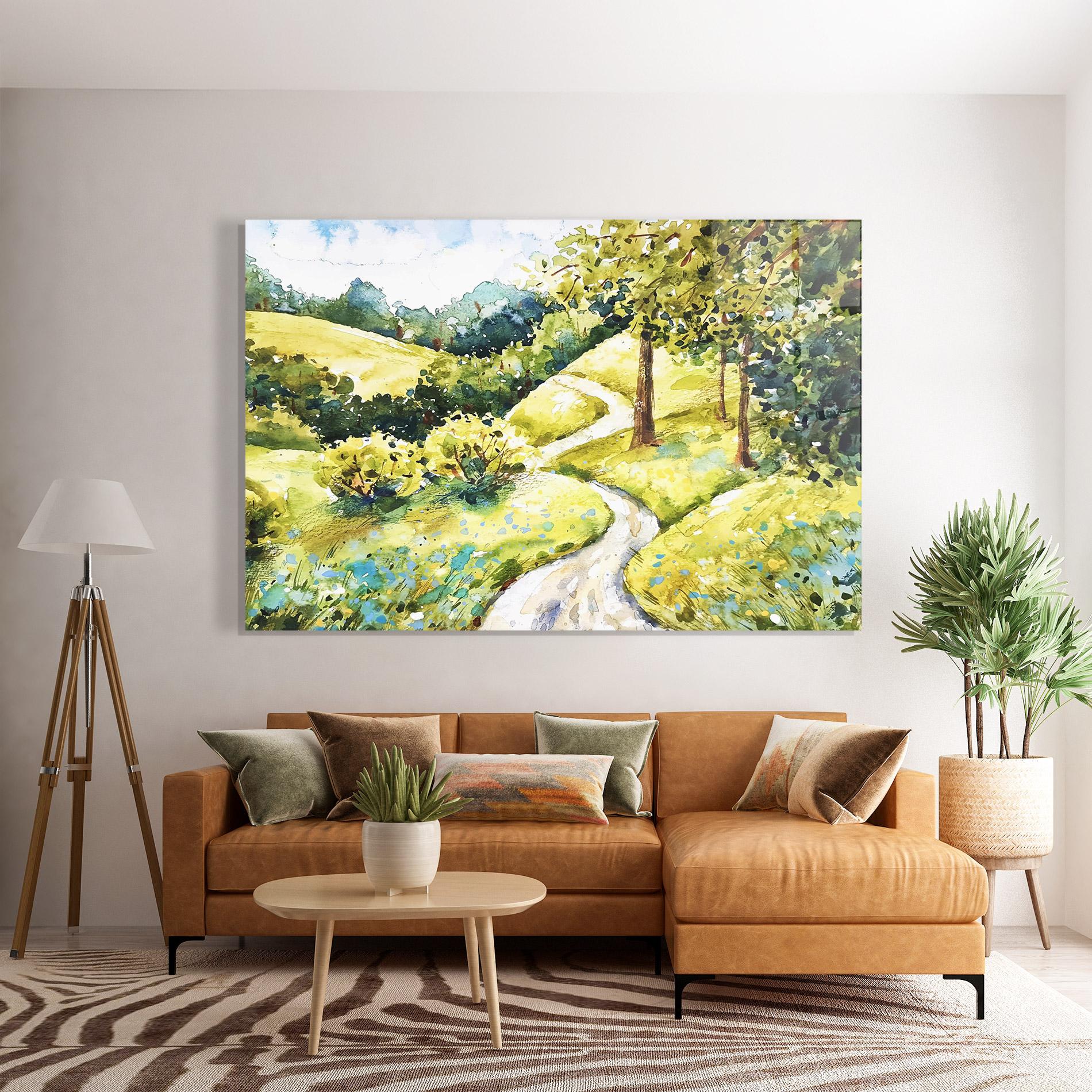 Üvegkép Fresh Spring View mockup 7