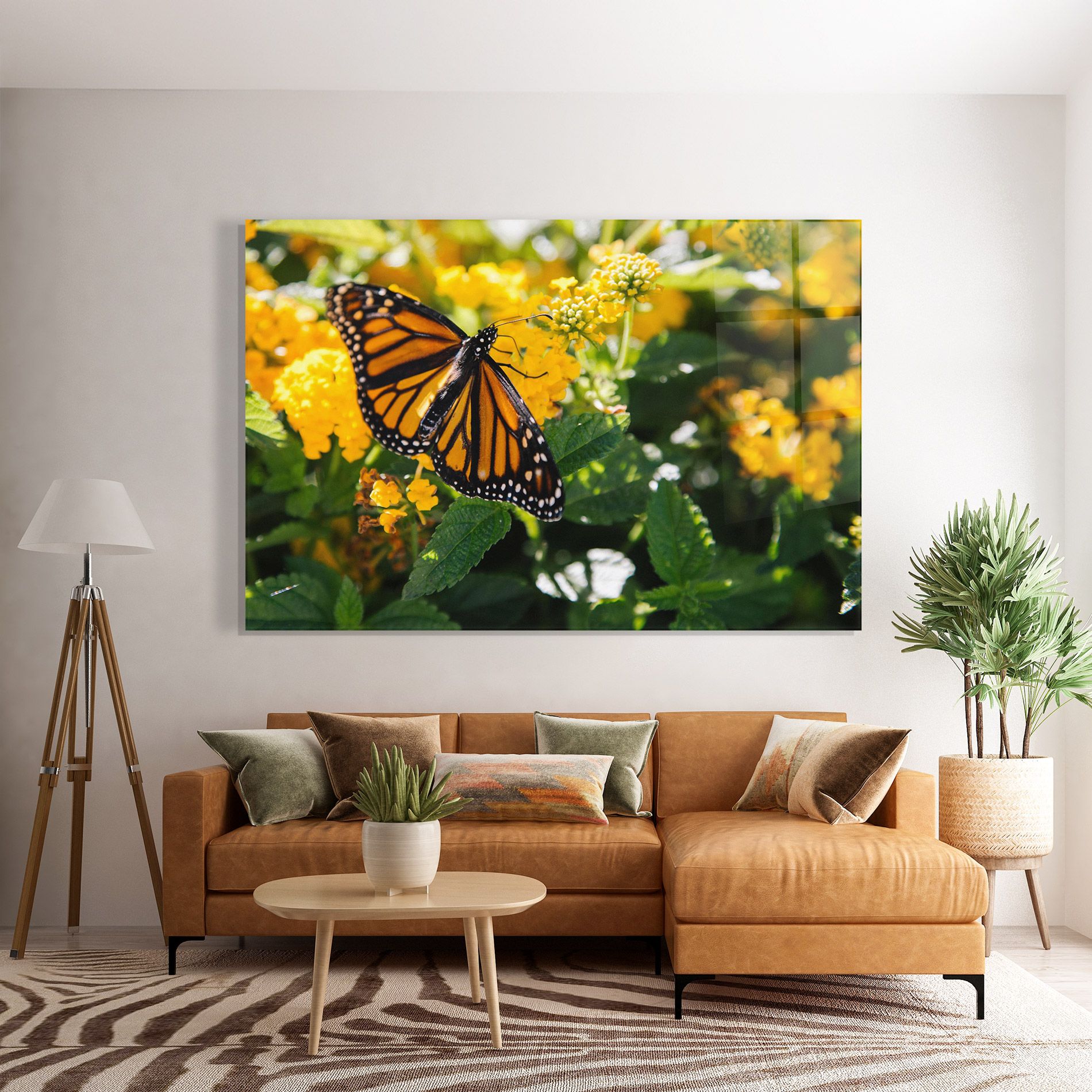 Orange Spring Butterfly mockup 7