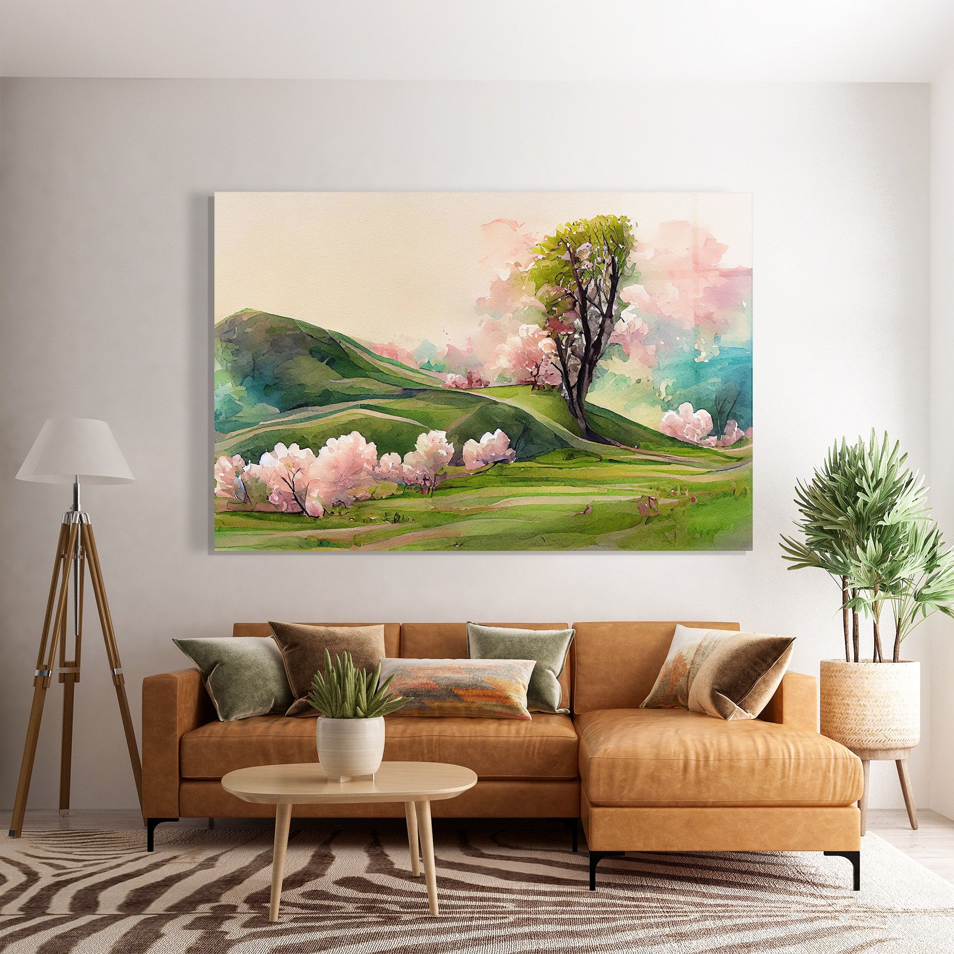 Pink Spring Trees mockup 7