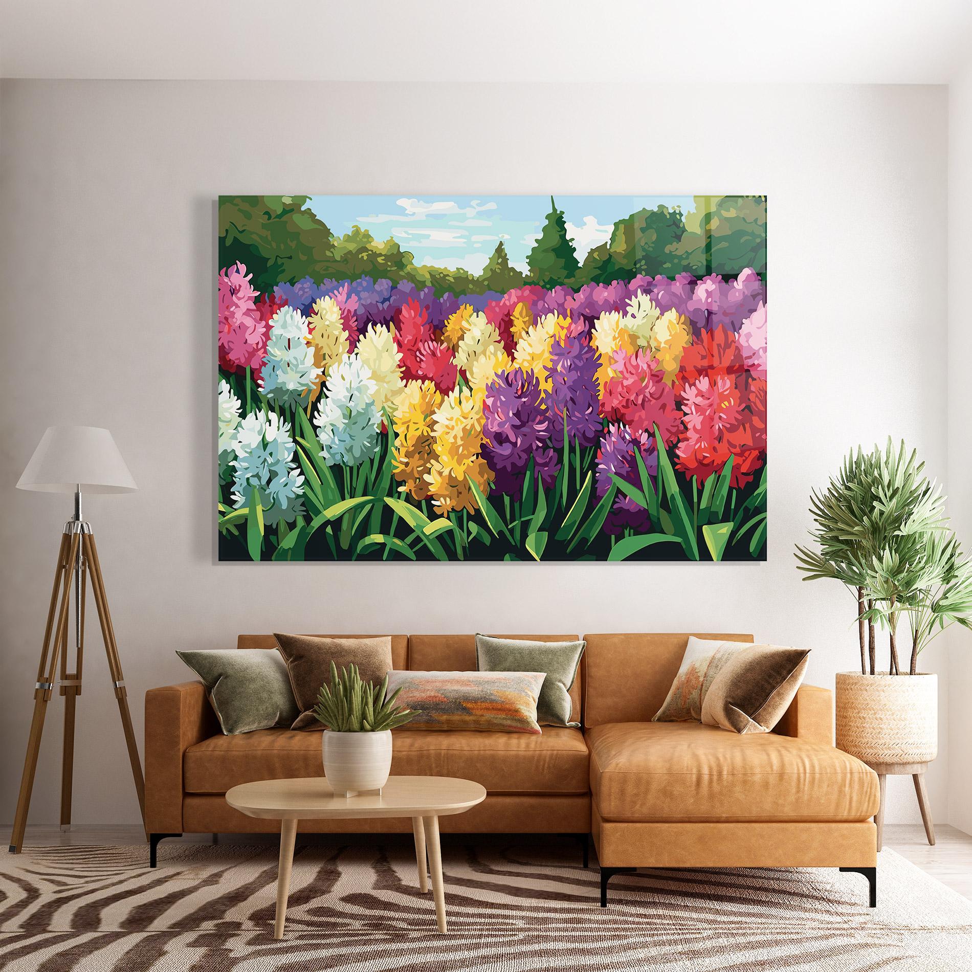 Üvegkép Pretty Colorful Spring mockup 7