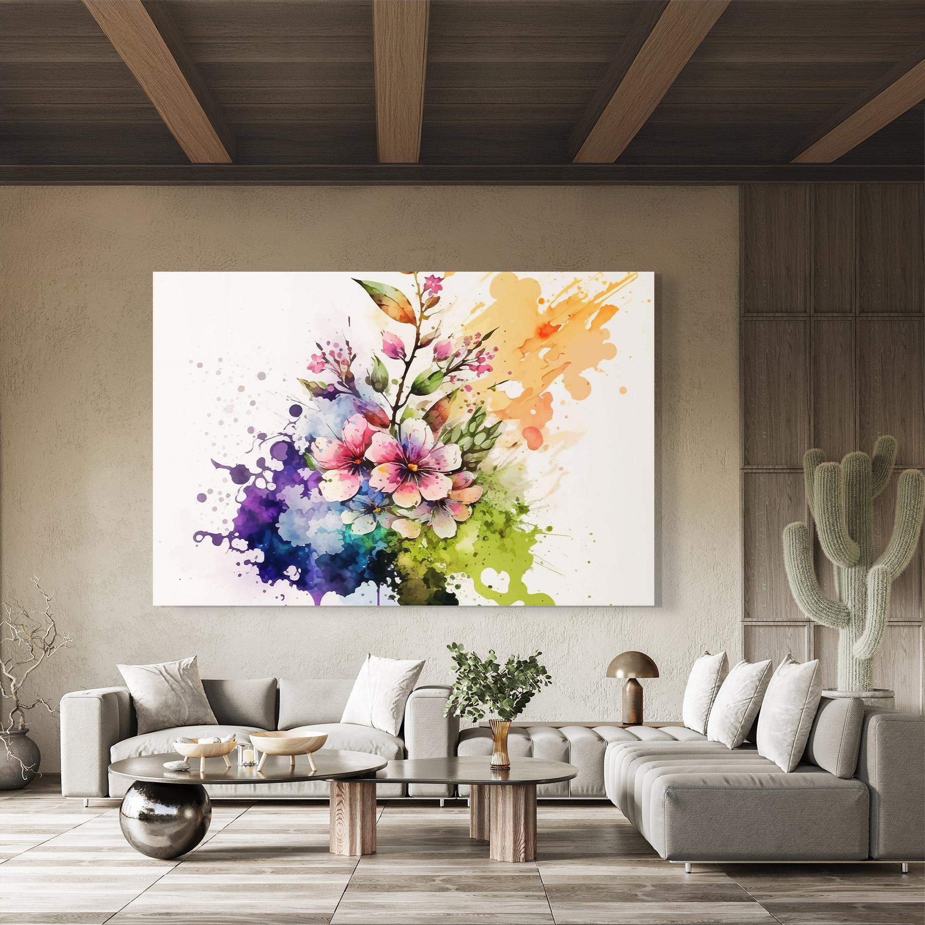 Üvegkép Color Mix Spring mockup 8