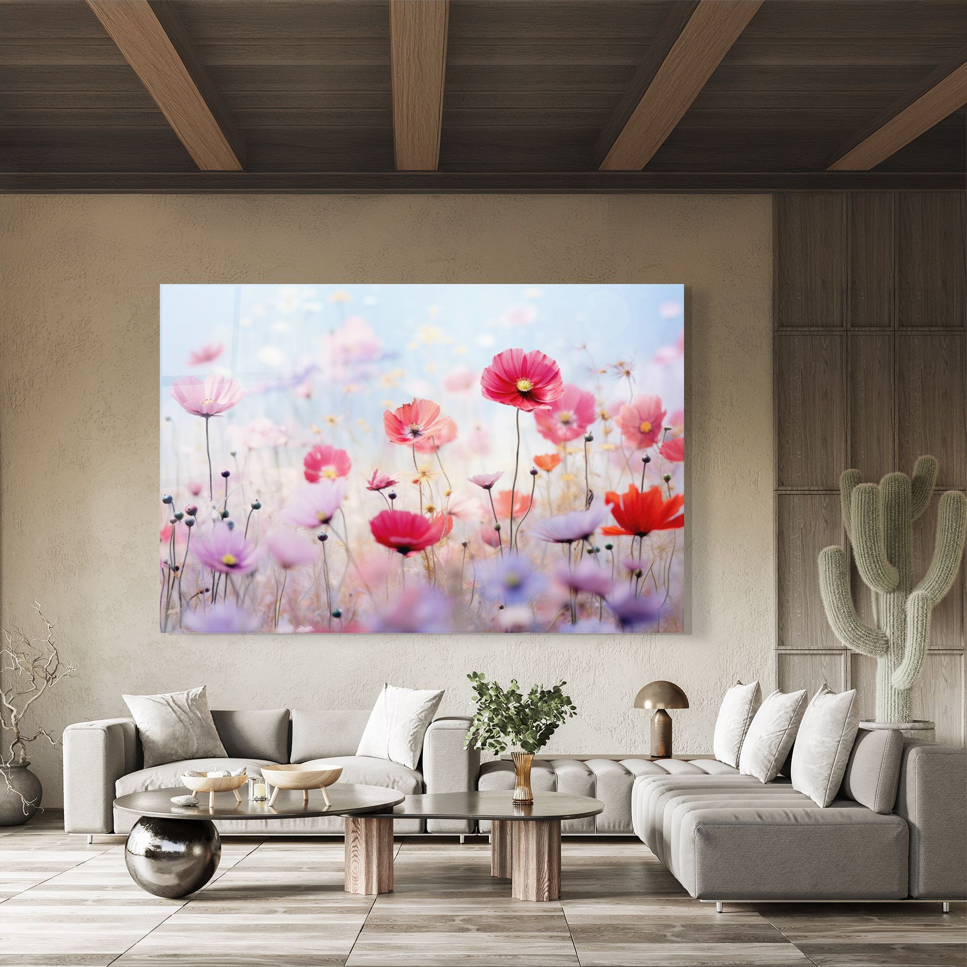 Dreamy Sprig Pink Flower mockup 8