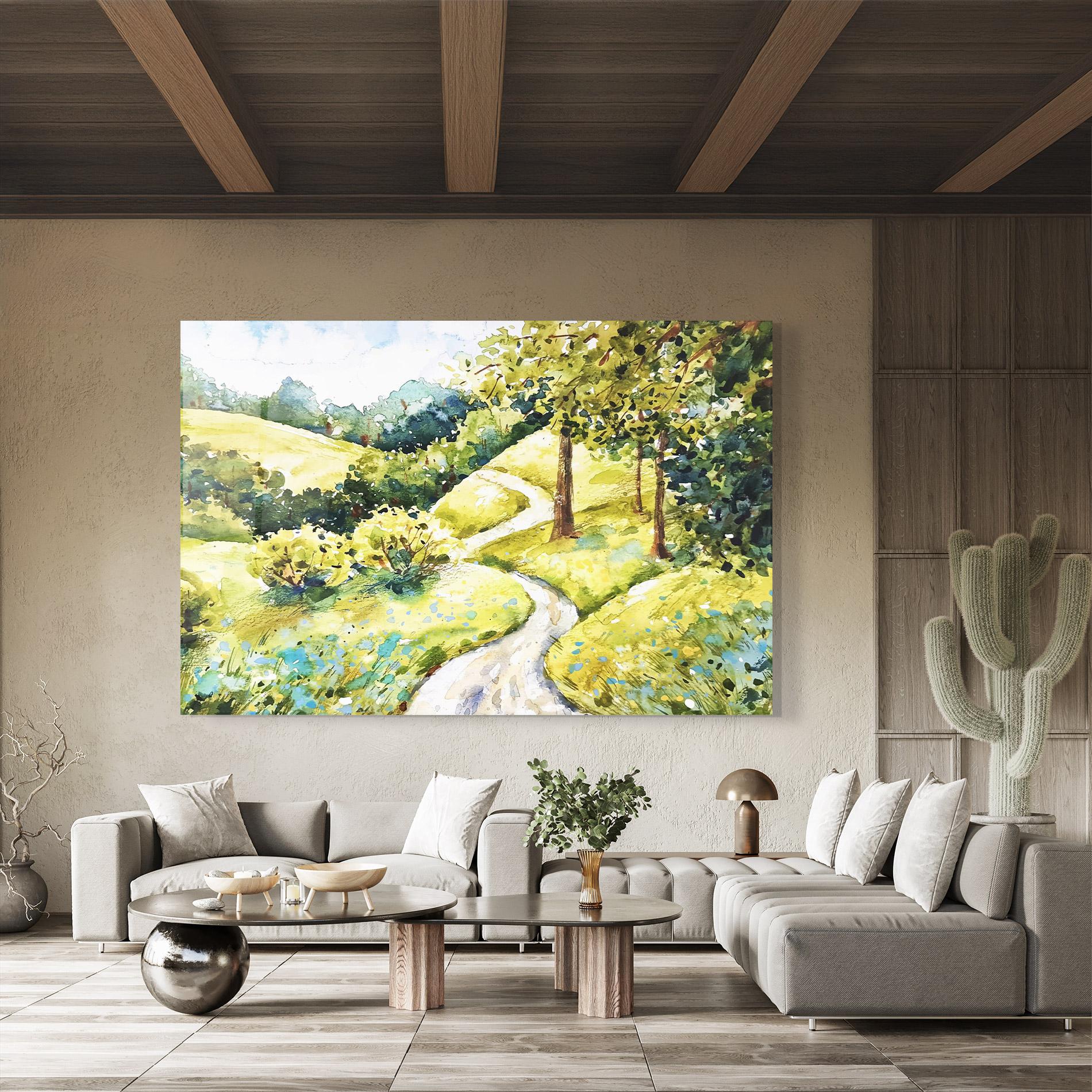 Üvegkép Fresh Spring View mockup 8