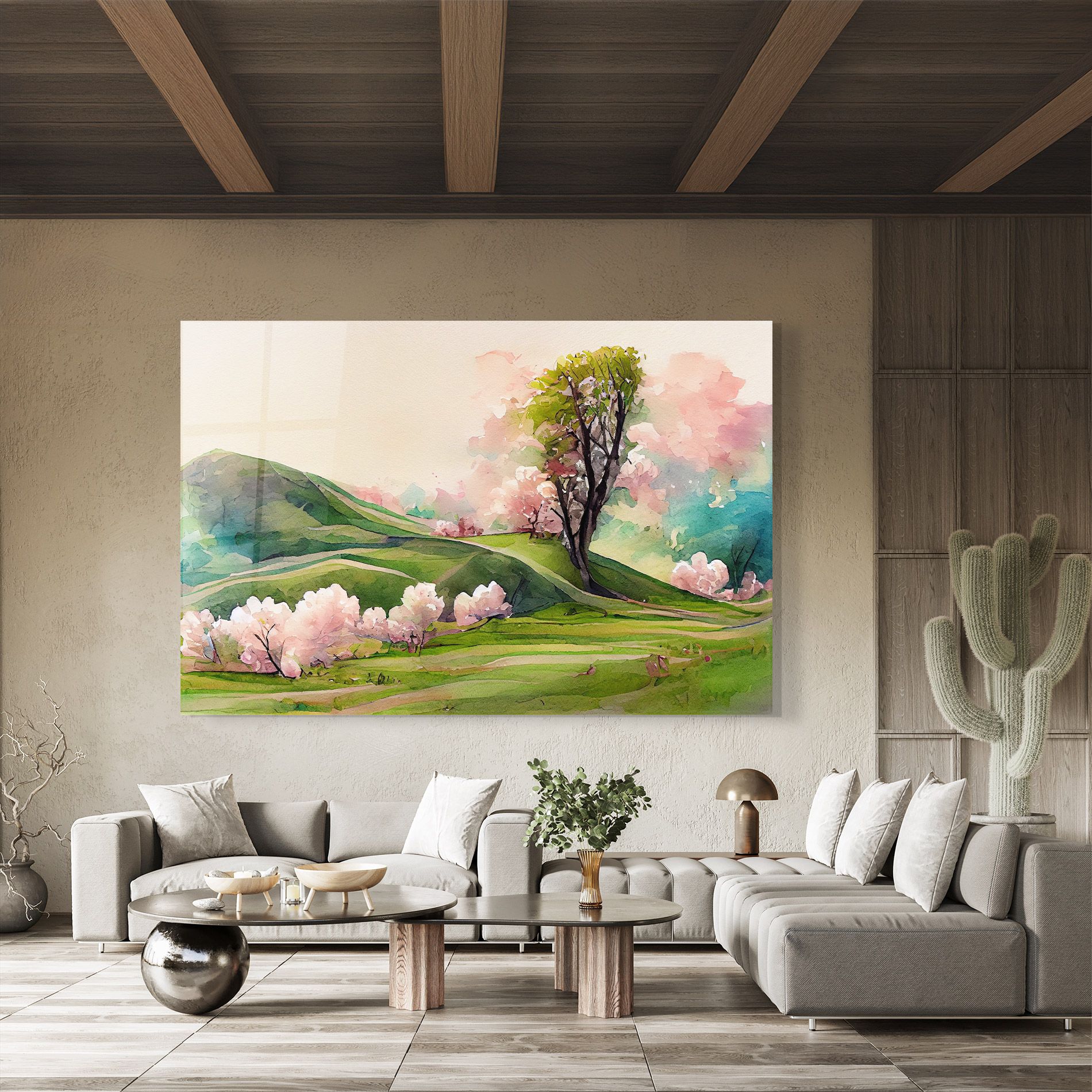 Pink Spring Trees mockup 8