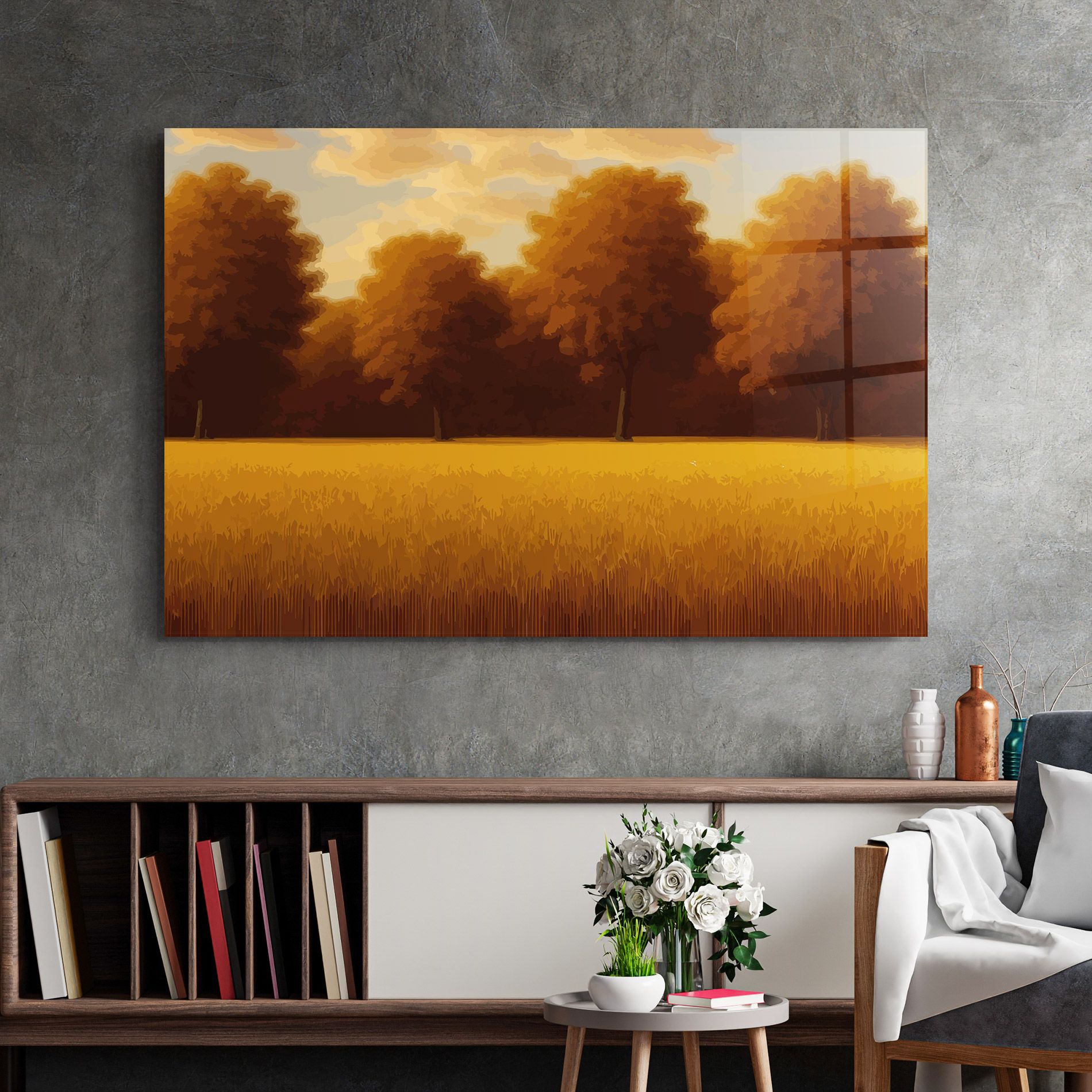 Autumn Country Tree mockup 2