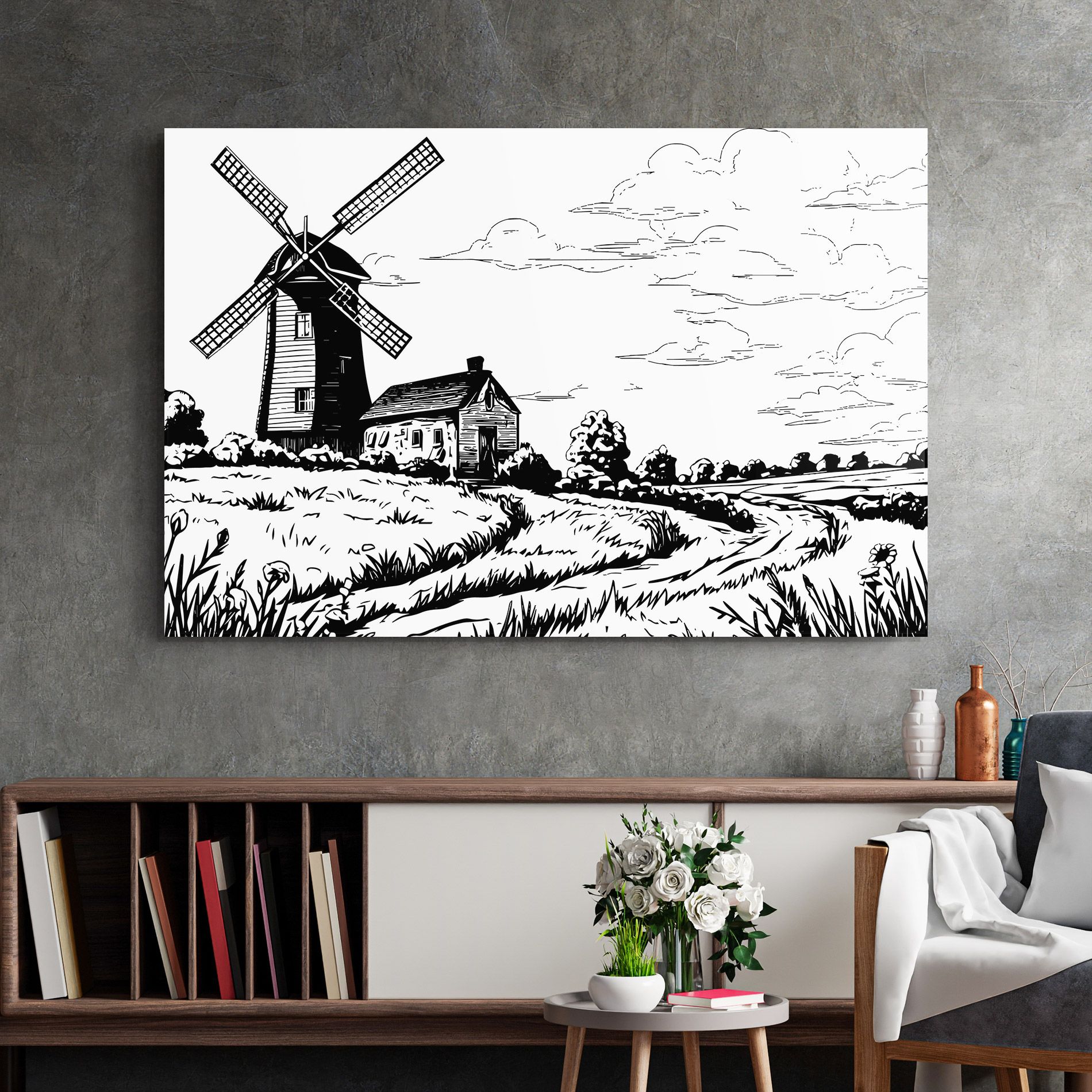 Black Line Wheat mockup 2