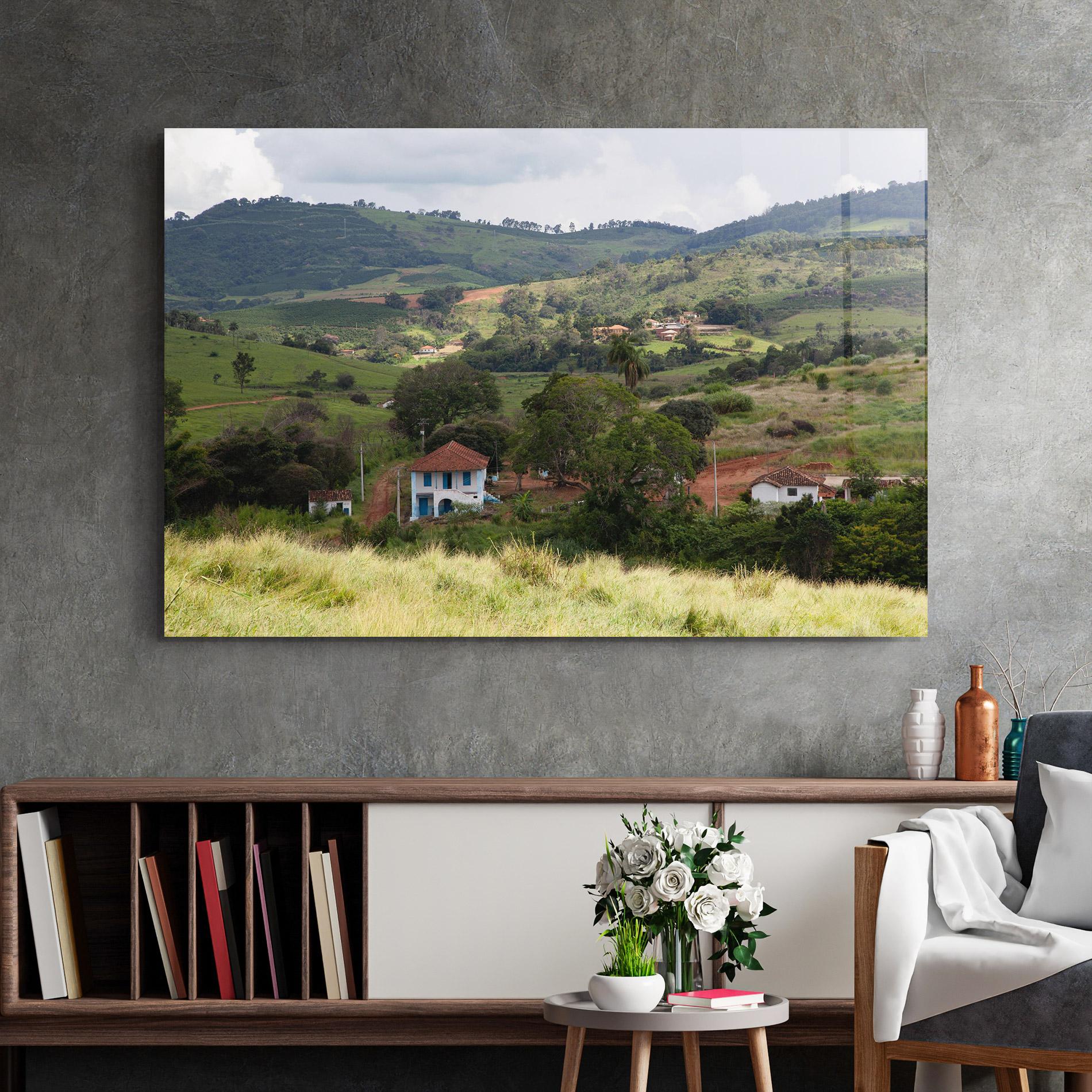 Üvegkép Green Countryside mockup 2