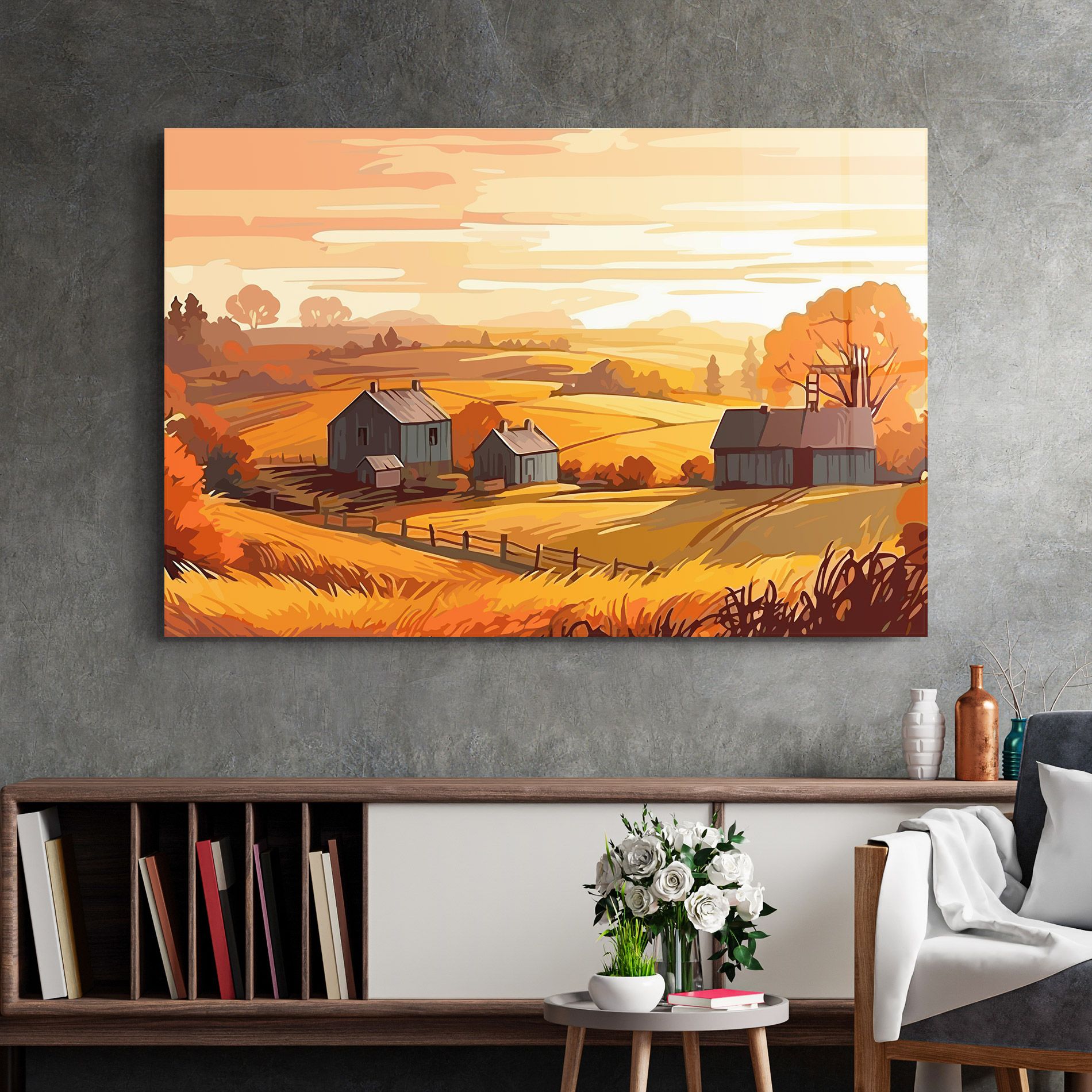 Orange Countryside mockup 2