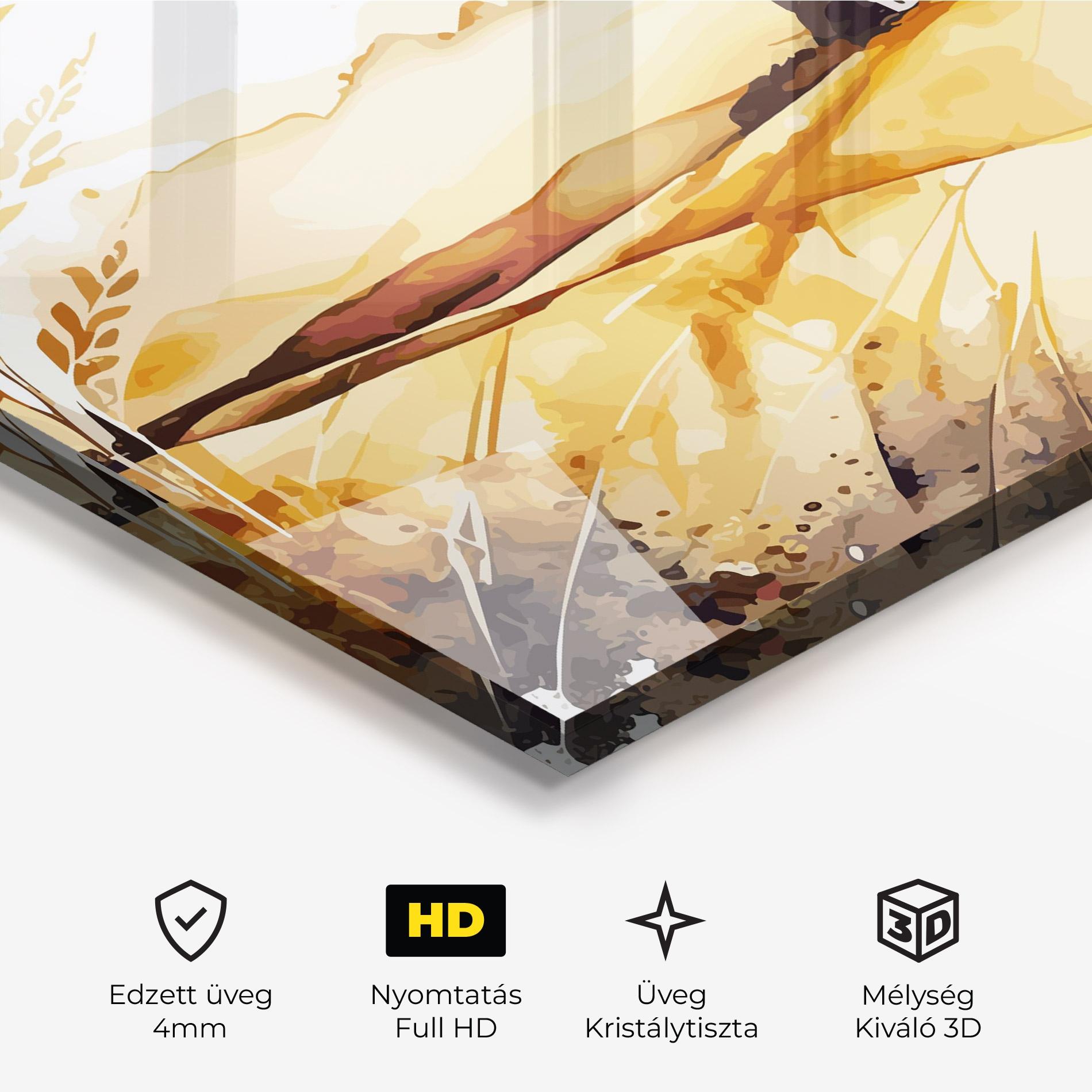 Üvegkép Crops Field mockup 3