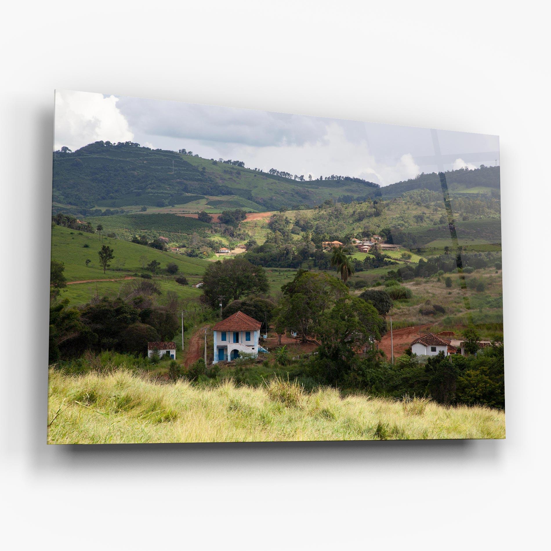 Üvegkép Green Countryside mockup 6