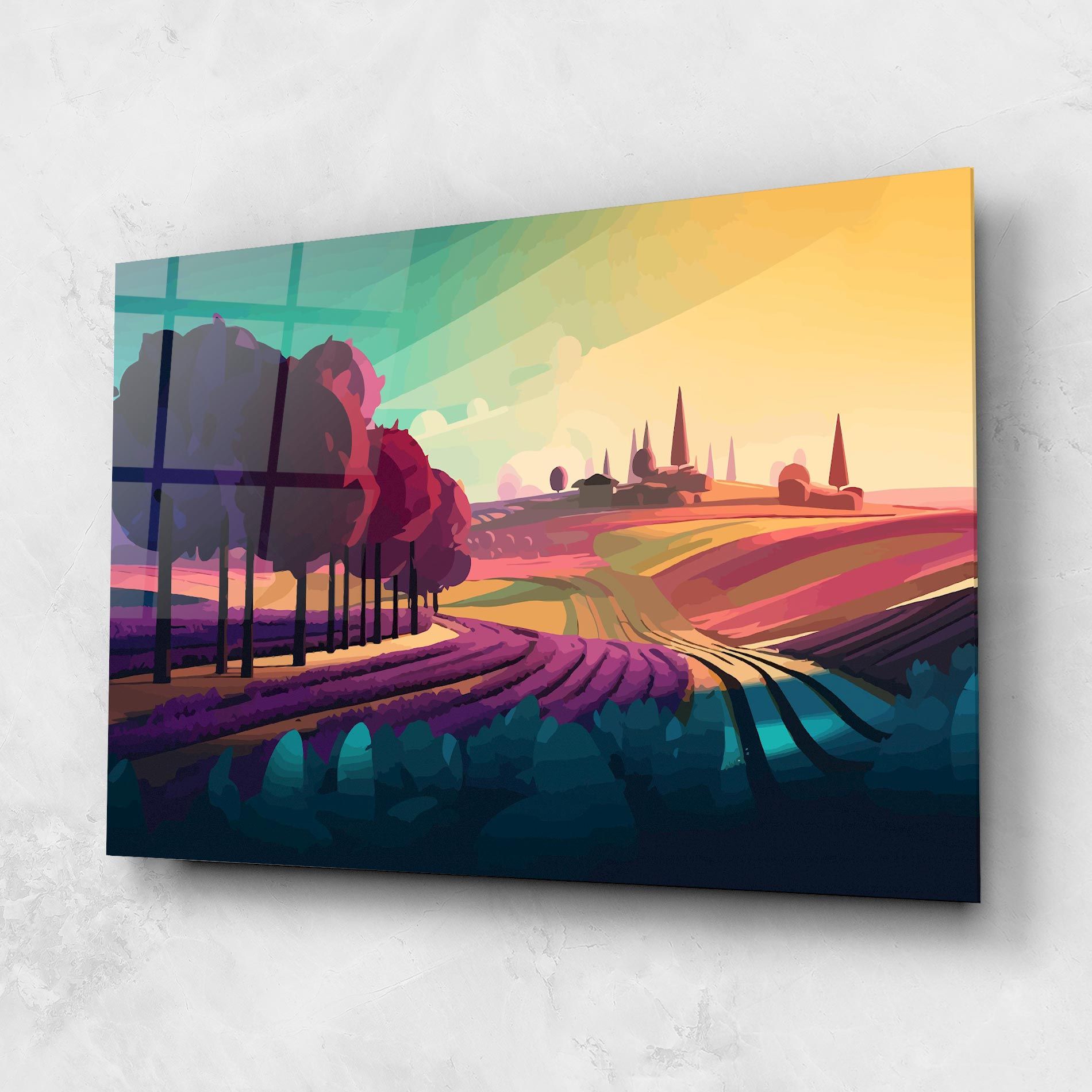 Beautiful Rural View mockup 1