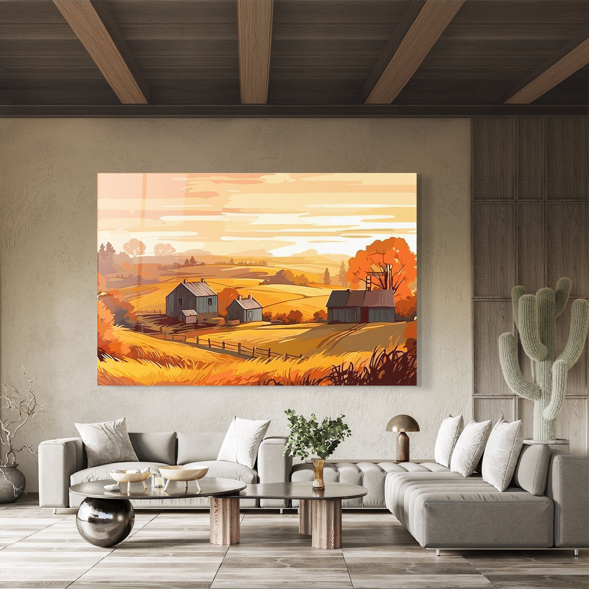 Orange Countryside mockup 8