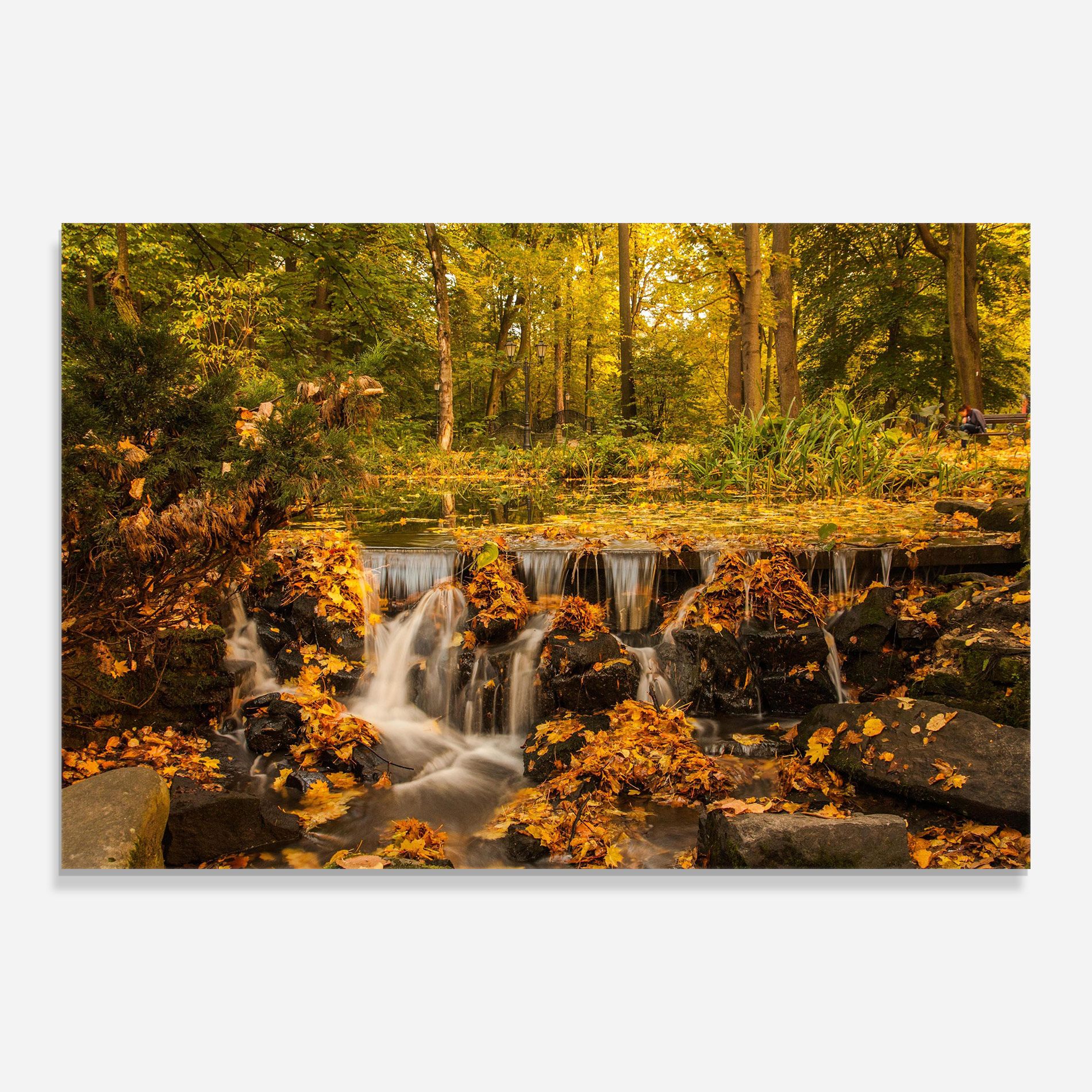 Autumn Waterfall mockup 0
