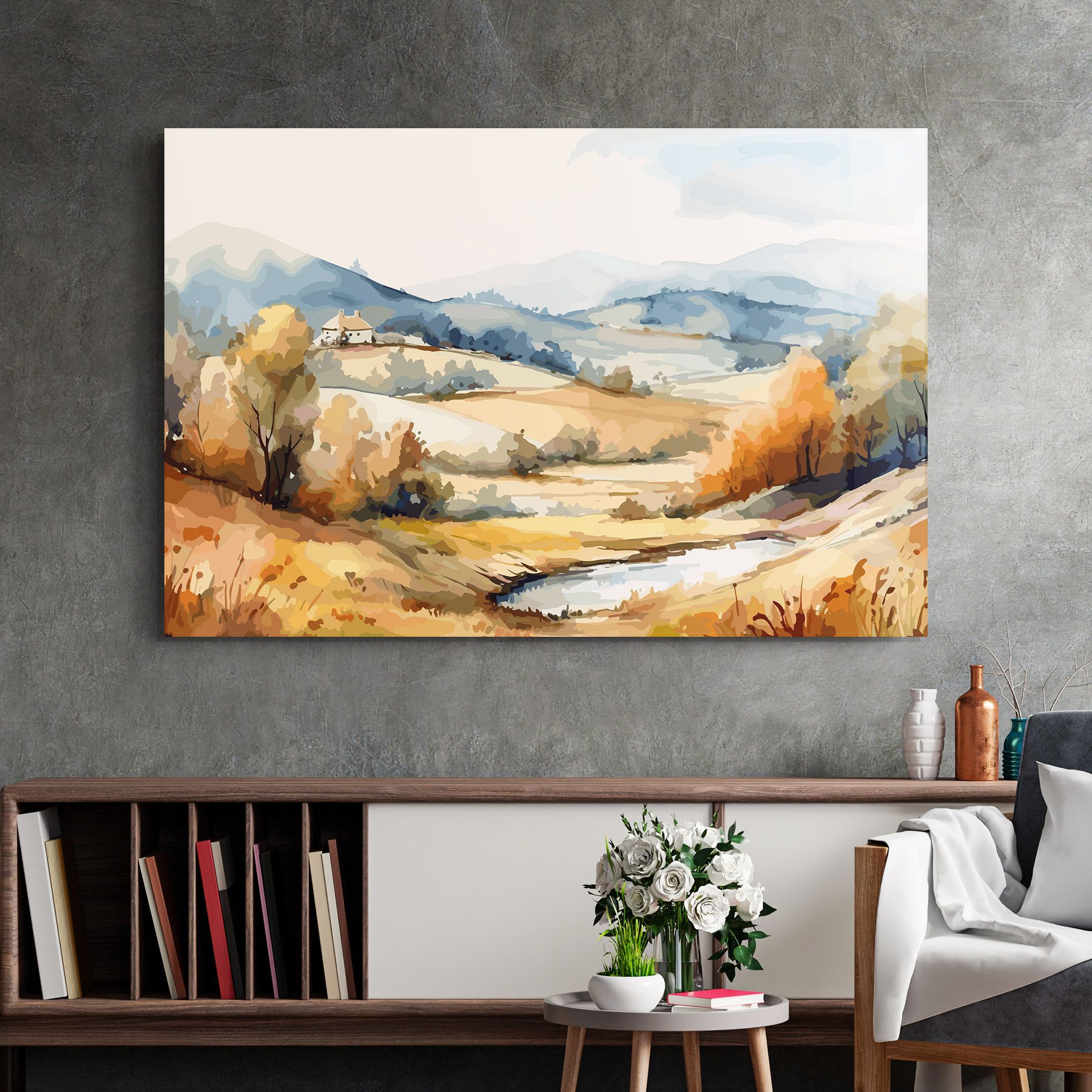 Blue Orange Autumn mockup 2