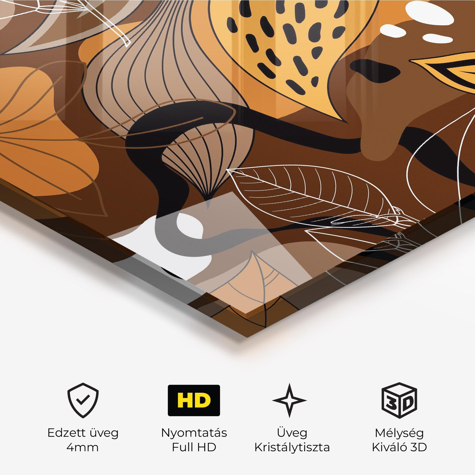 Üvegkép Autumn Colors mockup 3