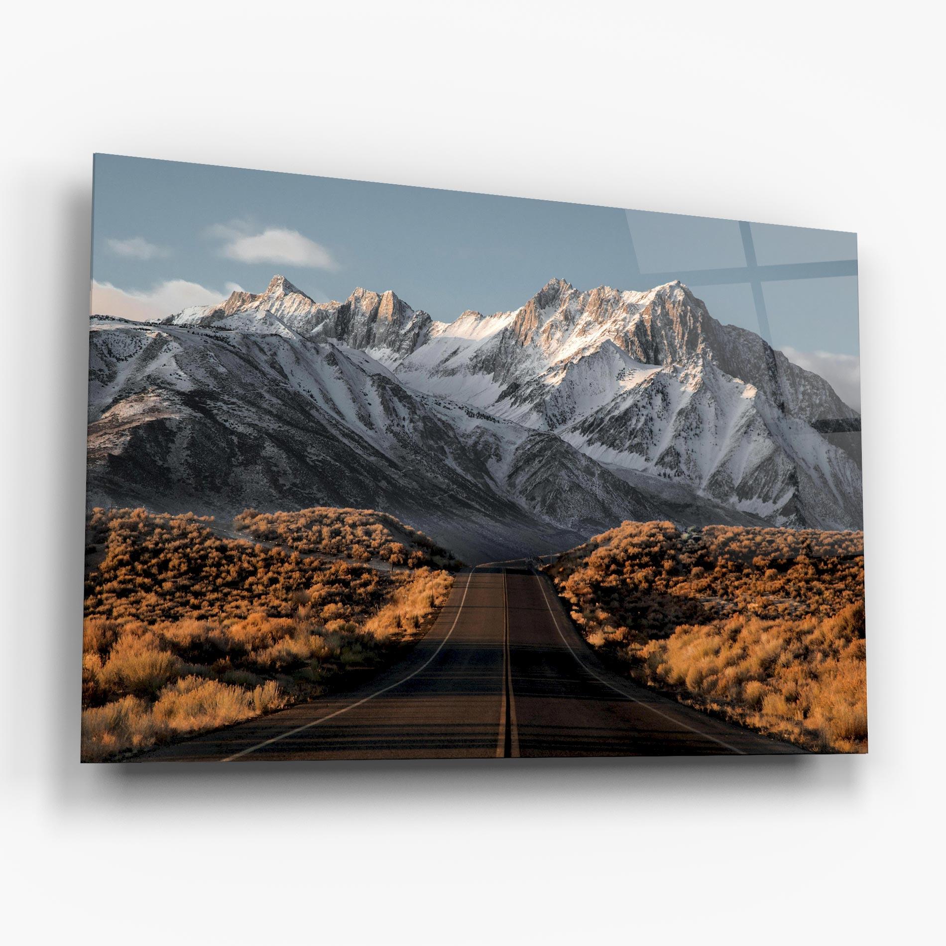 Üvegkép Autumn Mountain View mockup 6