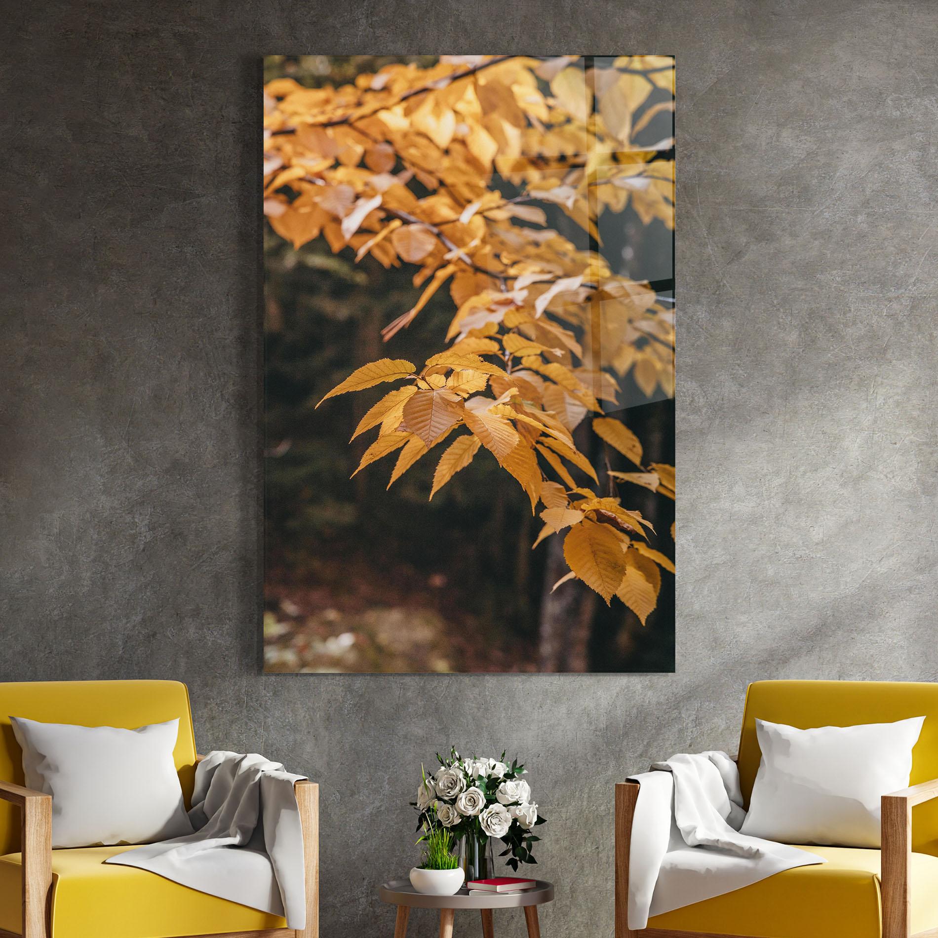 Üvegkép Autumn Nature mockup 4